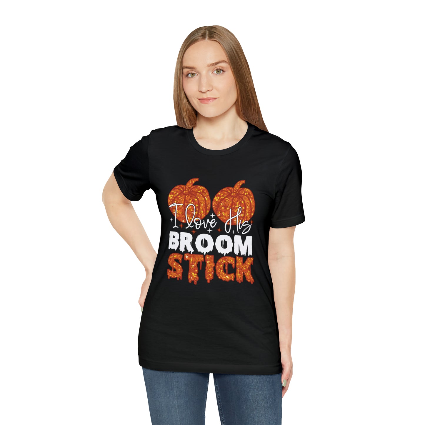 Halloween Costume T-Shirt I Love His Broom Stick