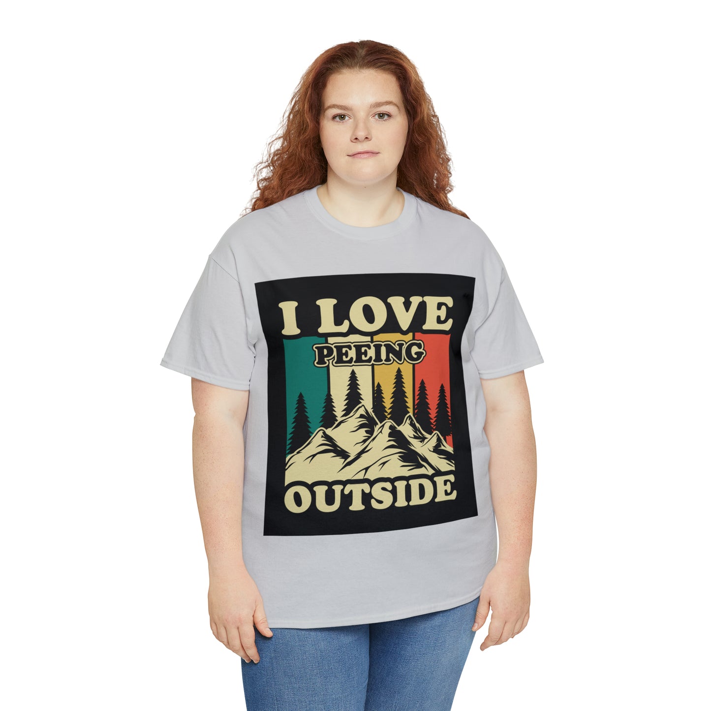 Retro Vintage Camping T-Shirt I Love Peeing Outside
