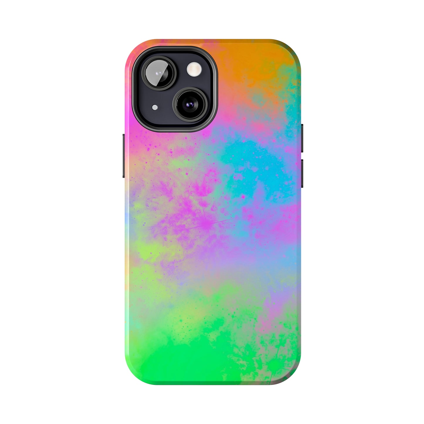 Neon Galaxy Tough Phone Cases