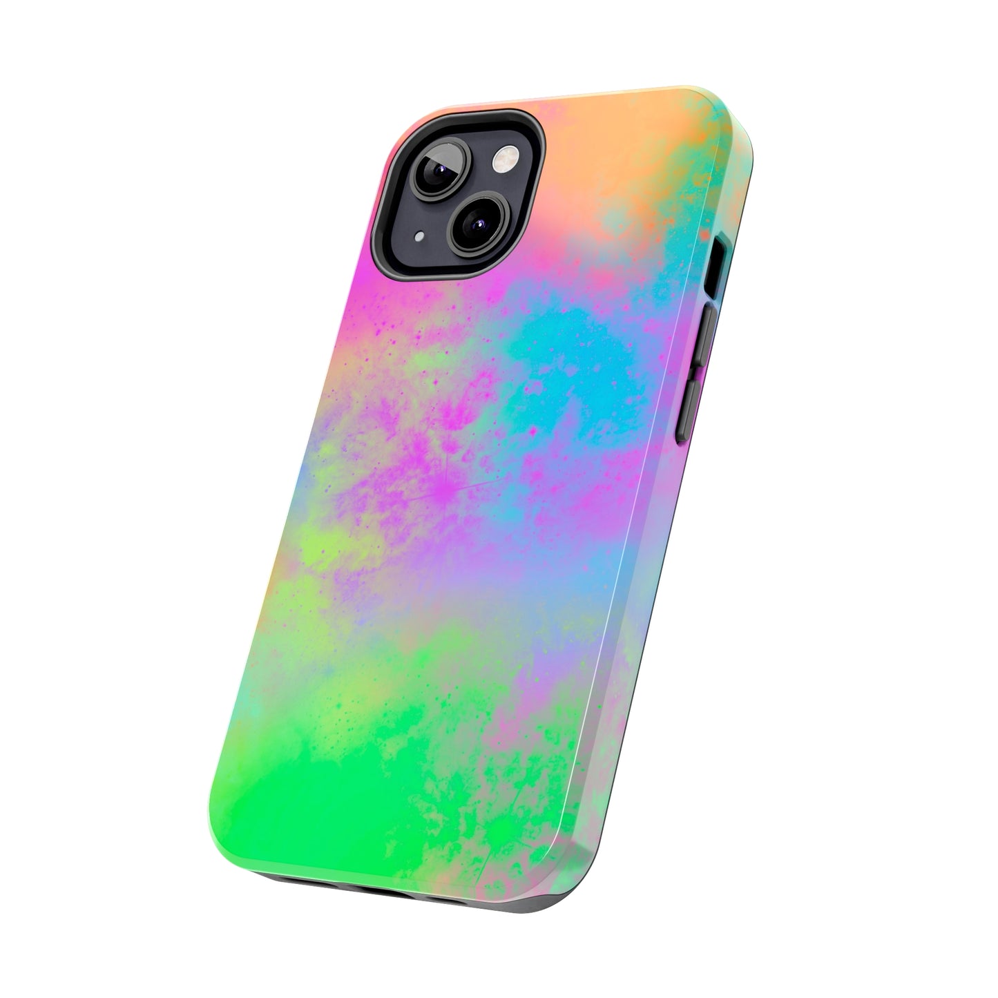 Neon Galaxy Tough Phone Cases