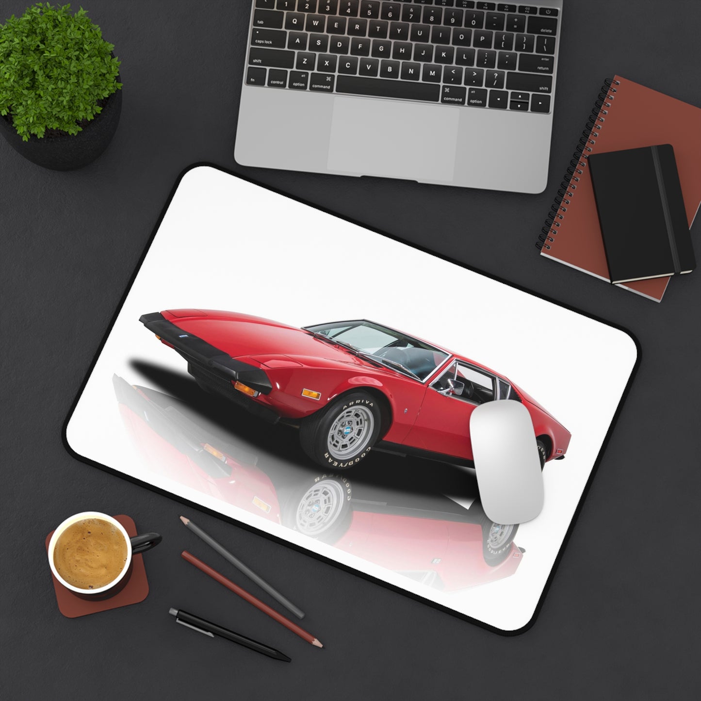 De Tomaso Pantera Automotive Desk Mat