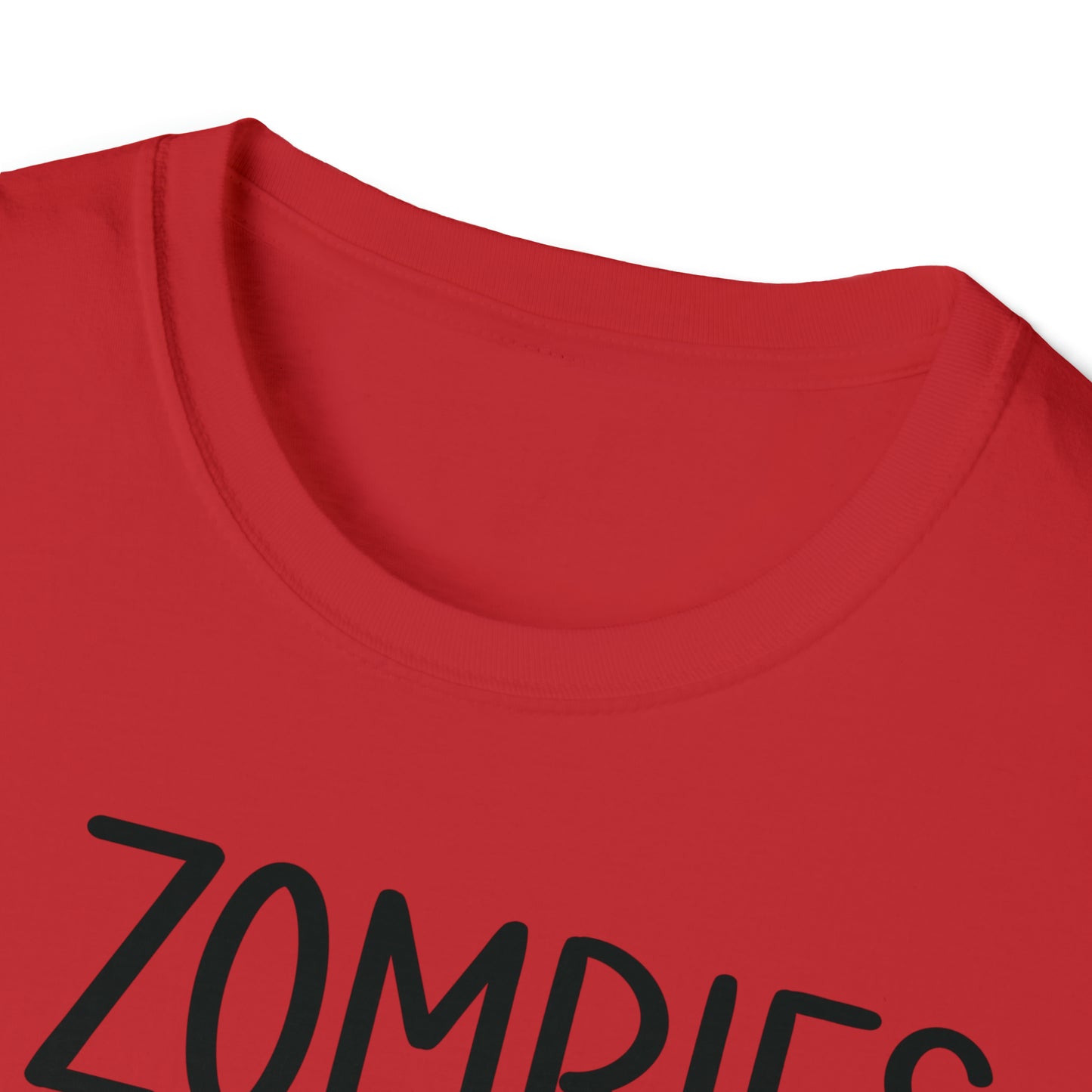 If zombies chase us I'm Tripping You Funny Softstyle T-Shirt