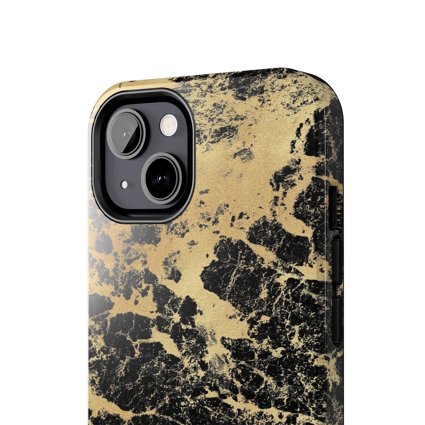 Black And Gold Marble Tough Phone Cases