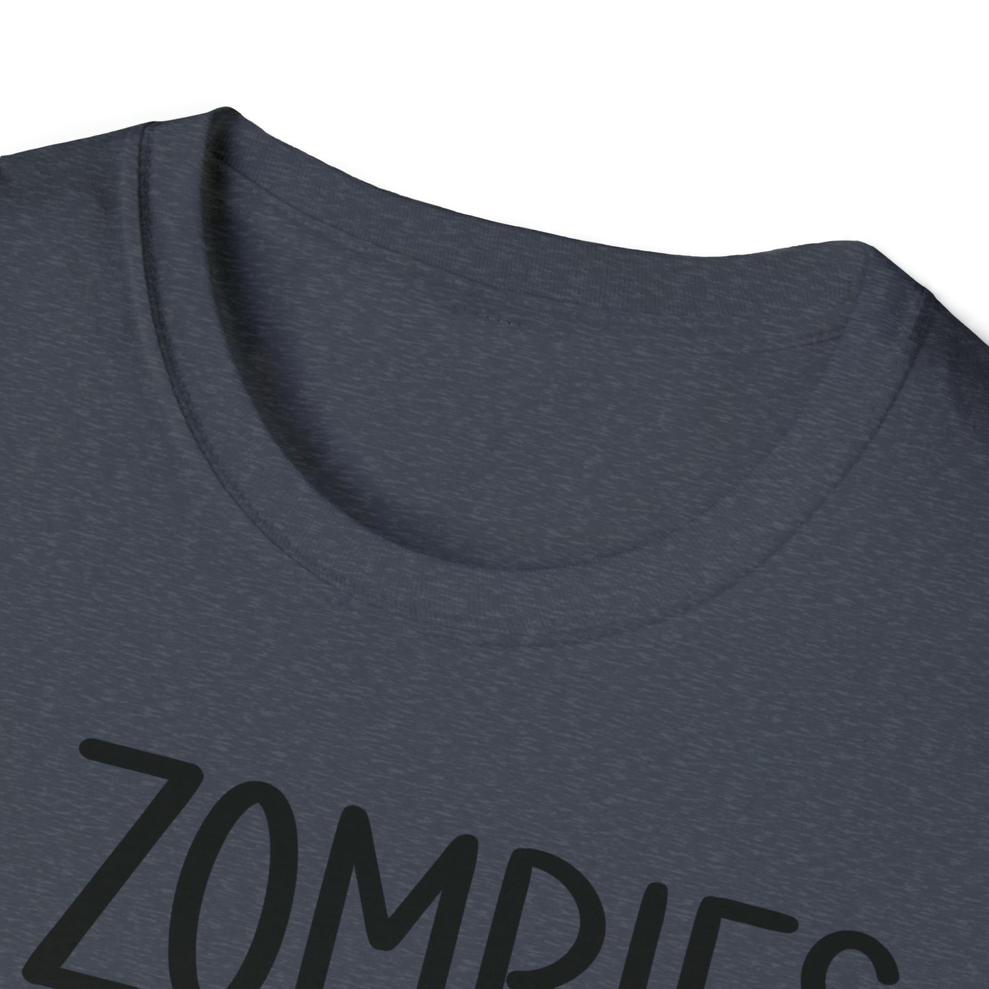 If zombies chase us I'm Tripping You Funny Softstyle T-Shirt
