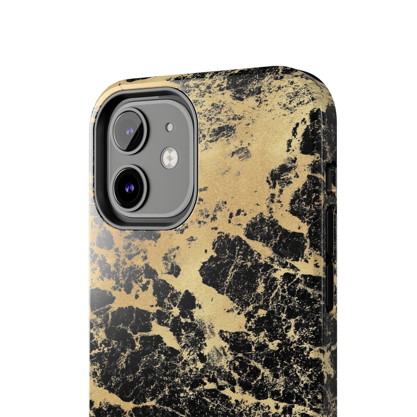 Black And Gold Marble Tough Phone Cases