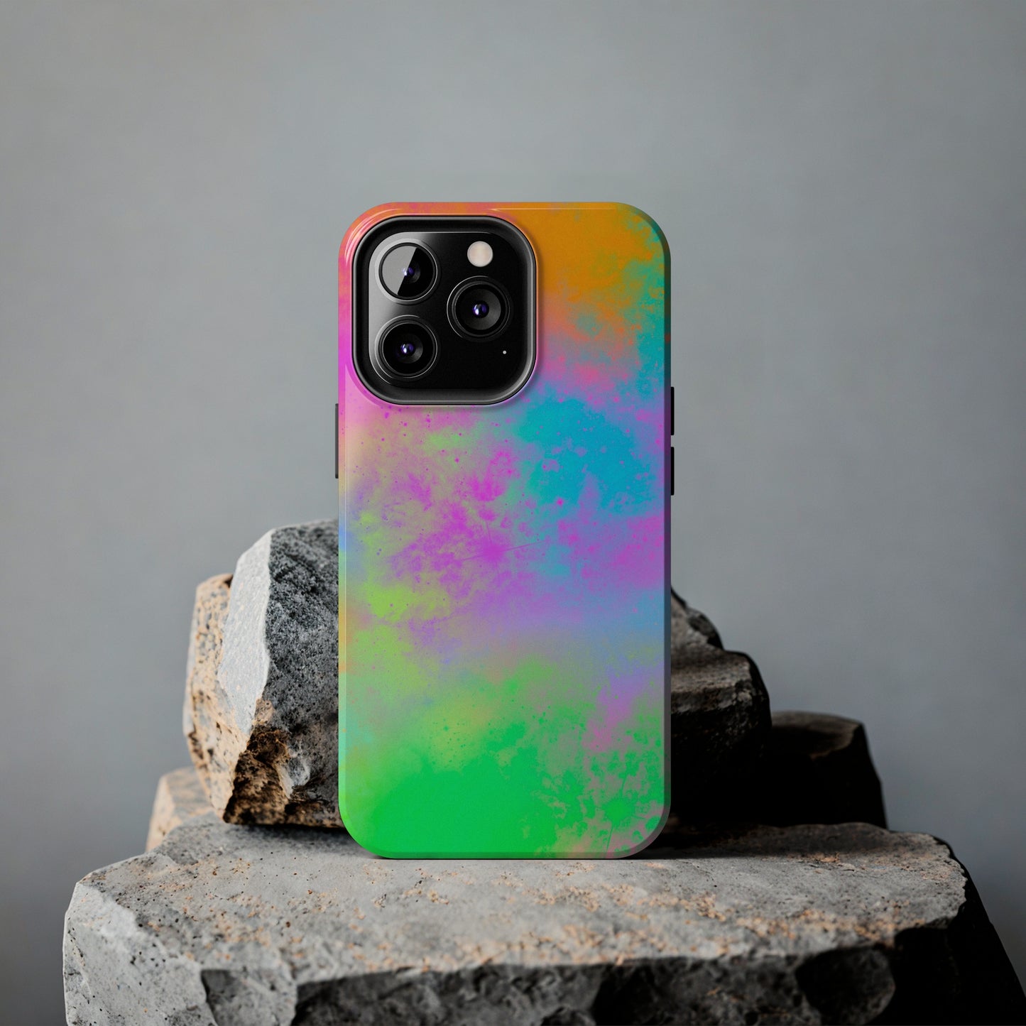 Neon Galaxy Tough Phone Cases