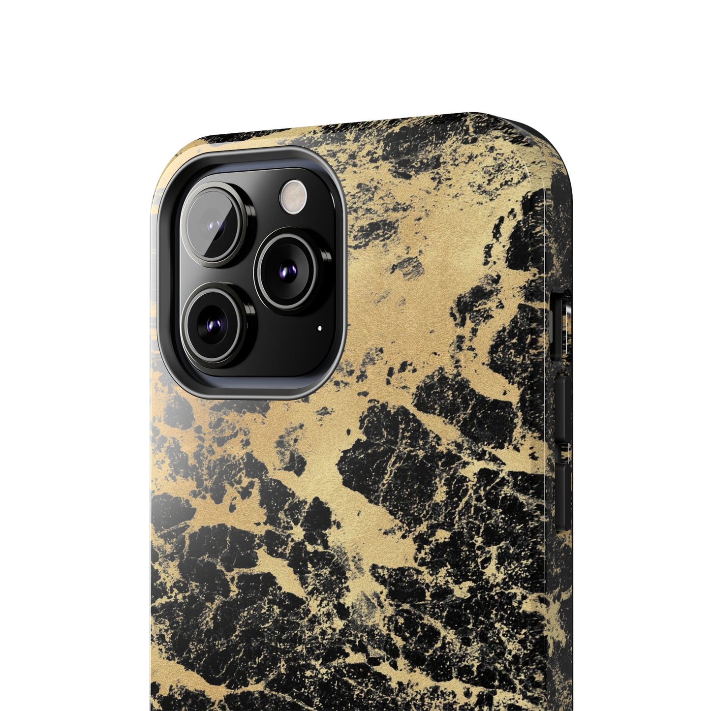 Black And Gold Marble Tough Phone Cases