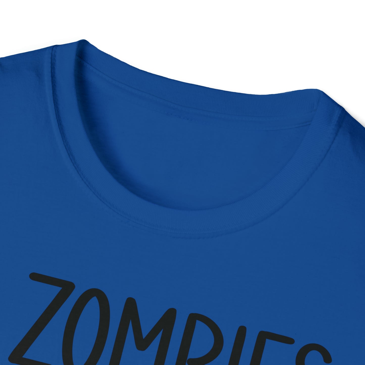 If zombies chase us I'm Tripping You Funny Softstyle T-Shirt