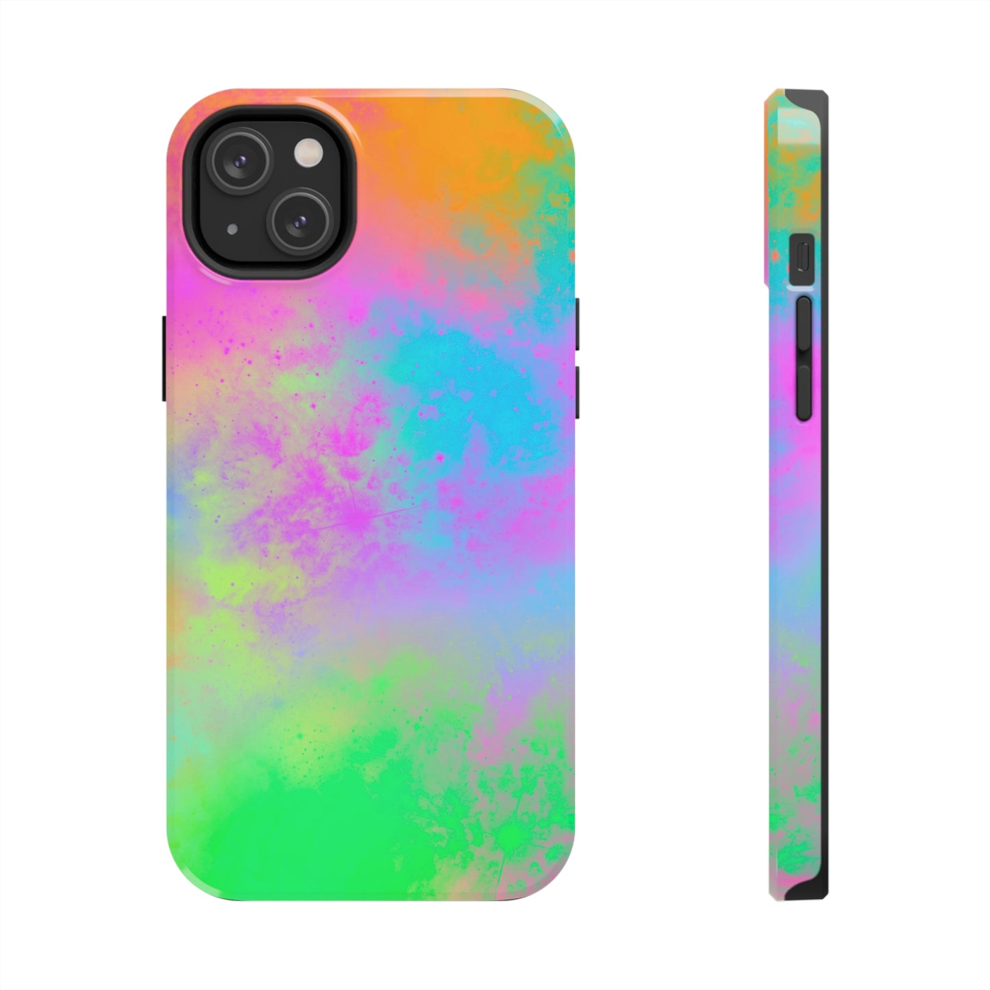 Neon Galaxy Tough Phone Cases