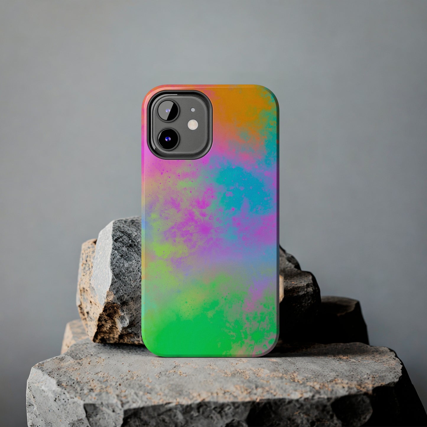 Neon Galaxy Tough Phone Cases