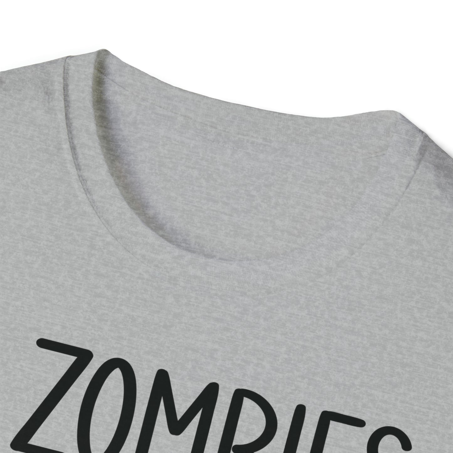 If zombies chase us I'm Tripping You Funny Softstyle T-Shirt