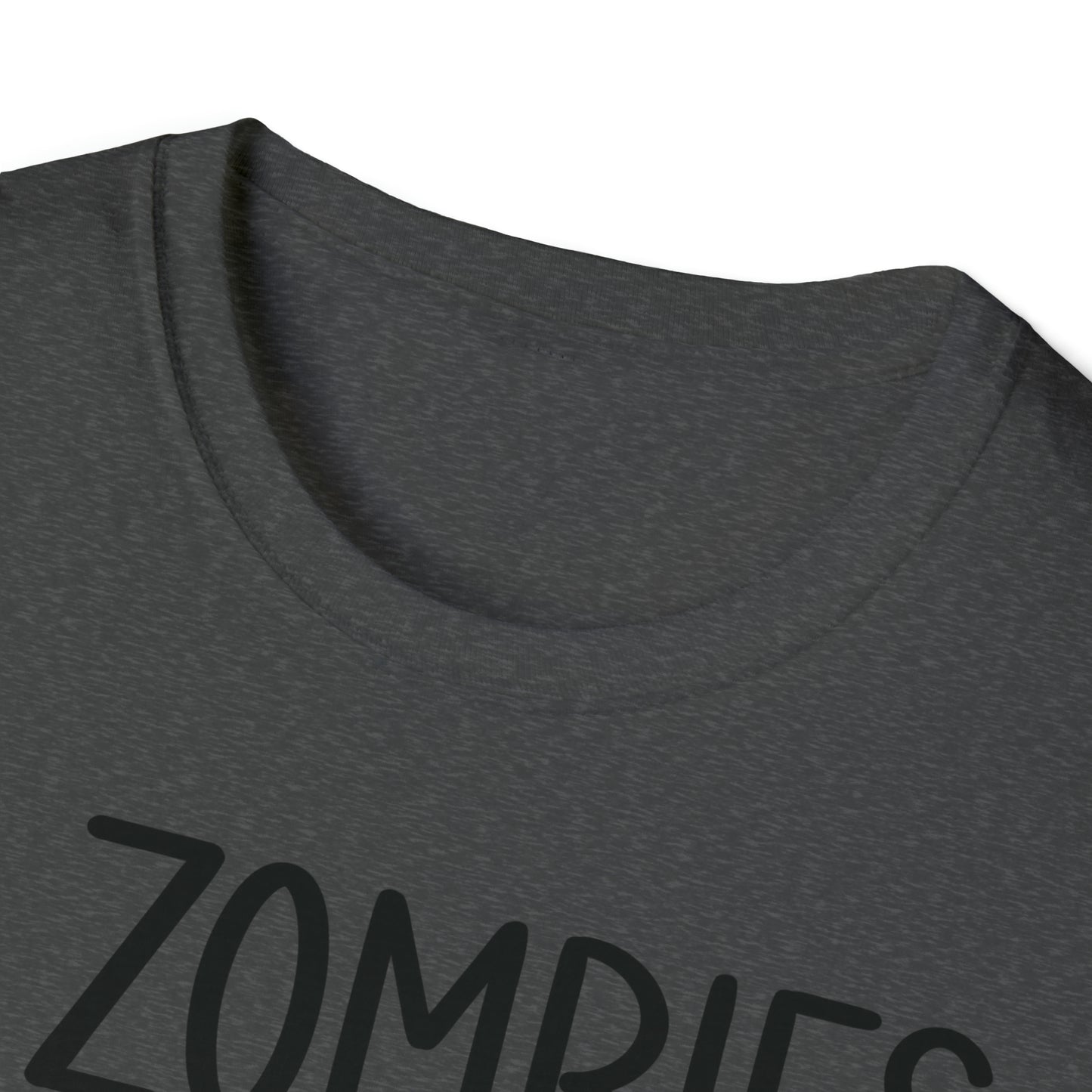 If zombies chase us I'm Tripping You Funny Softstyle T-Shirt