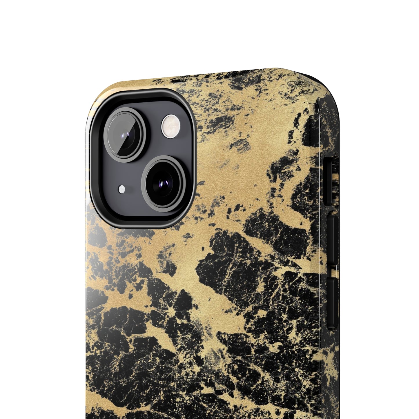 Black And Gold Marble Tough Phone Cases