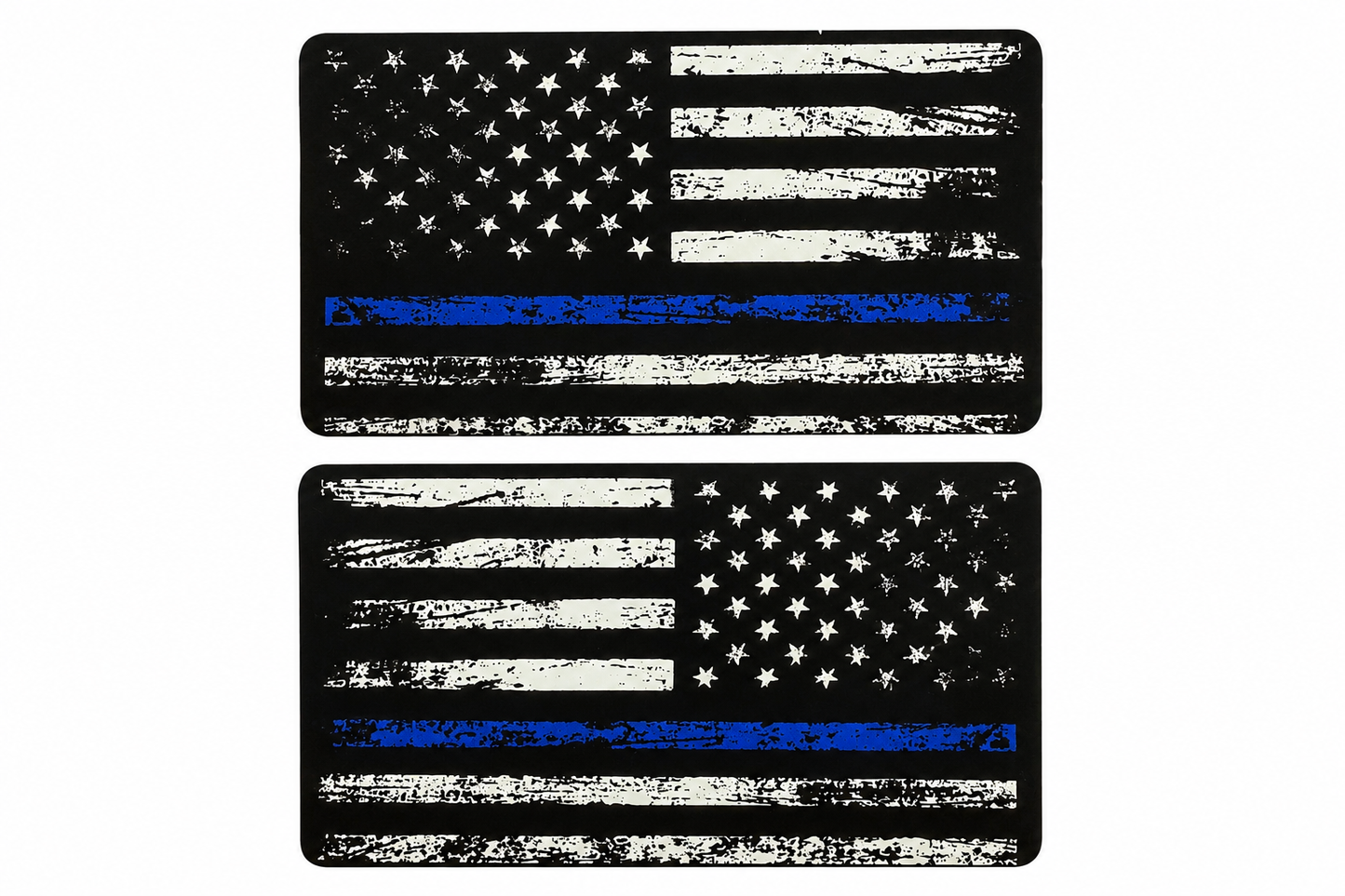 American Flag 2 Blue Line Decal Patriotic Vinyl Sticker for Cars, Trucks & Vehicle Windows (Copy)