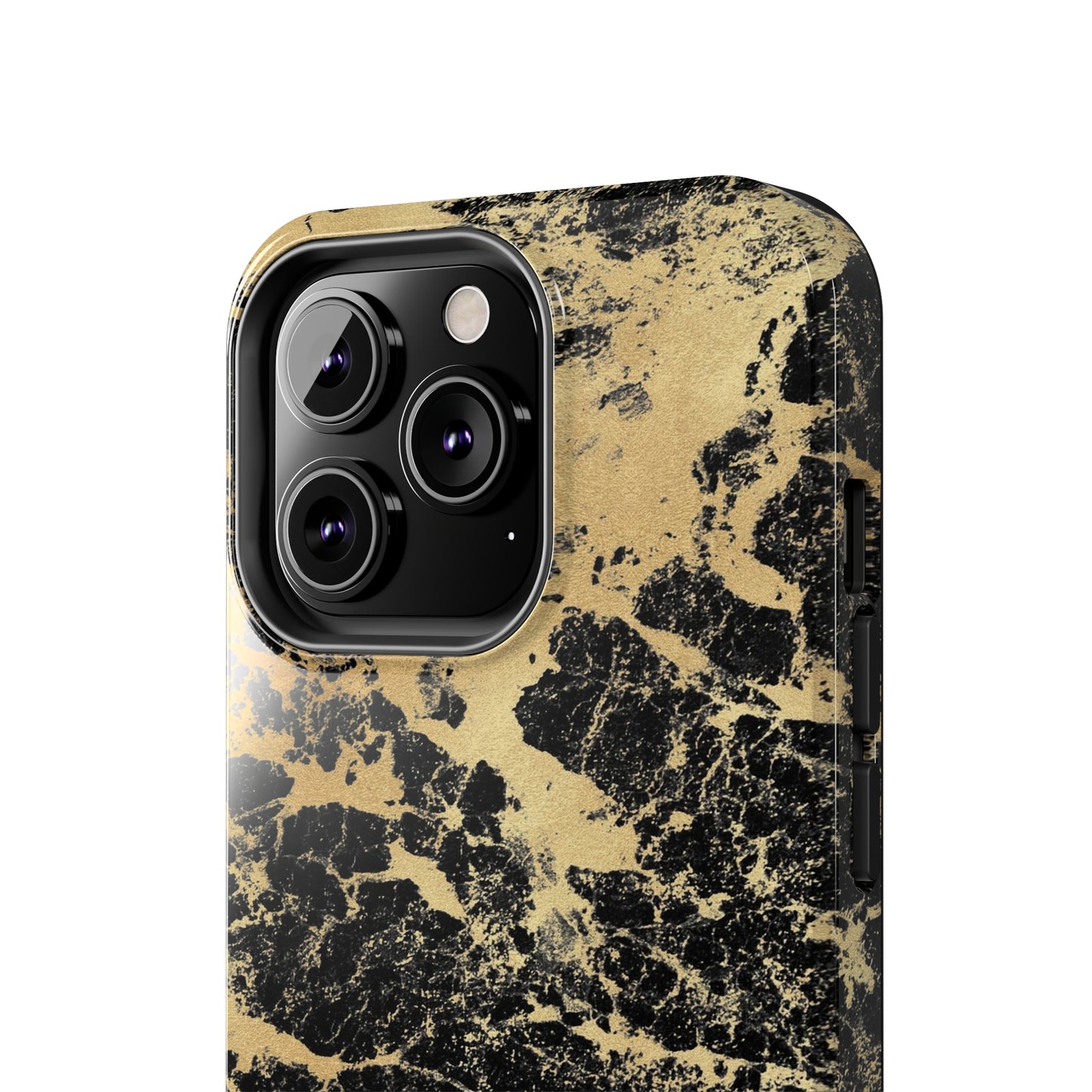 Black And Gold Marble Tough Phone Cases