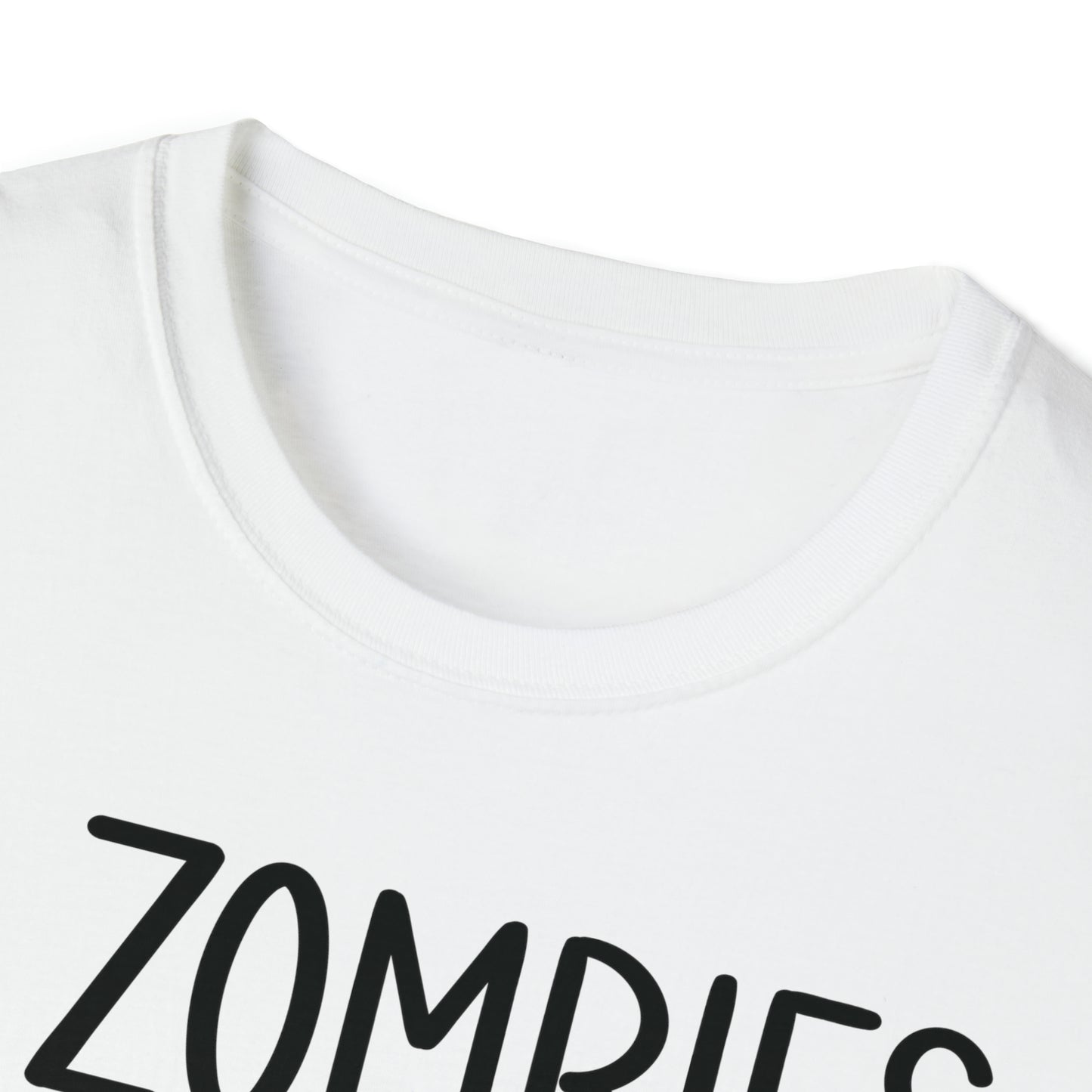 If zombies chase us I'm Tripping You Funny Softstyle T-Shirt
