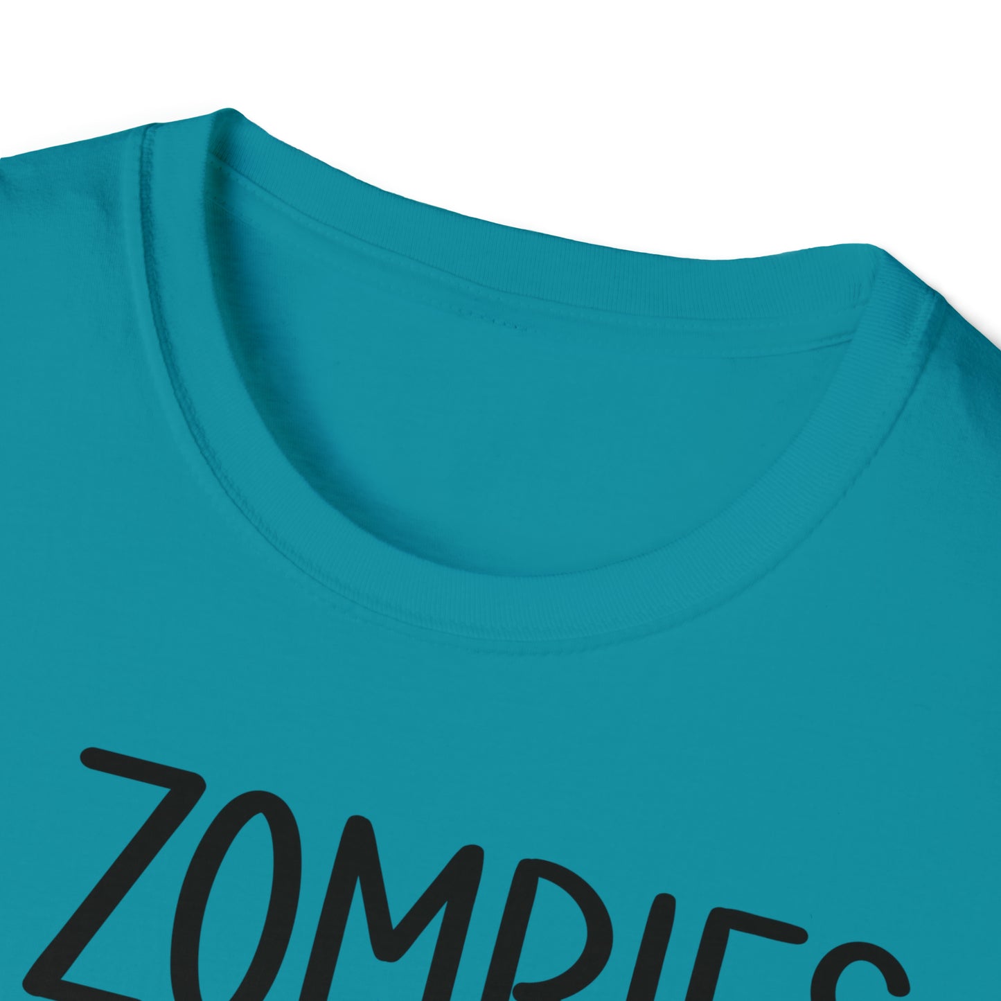 If zombies chase us I'm Tripping You Funny Softstyle T-Shirt
