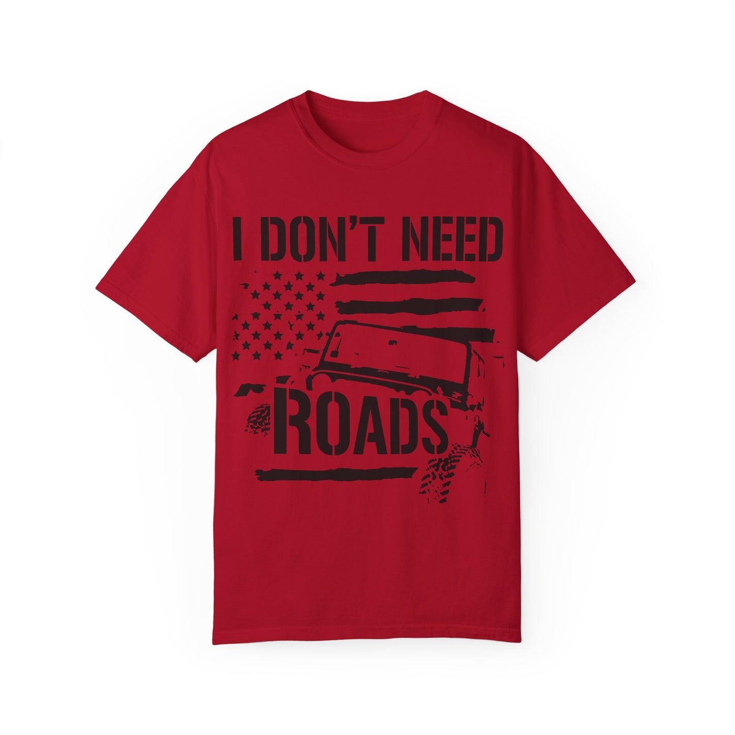 Adventure-Ready - 'I Don't Need Roads' T-Shirt