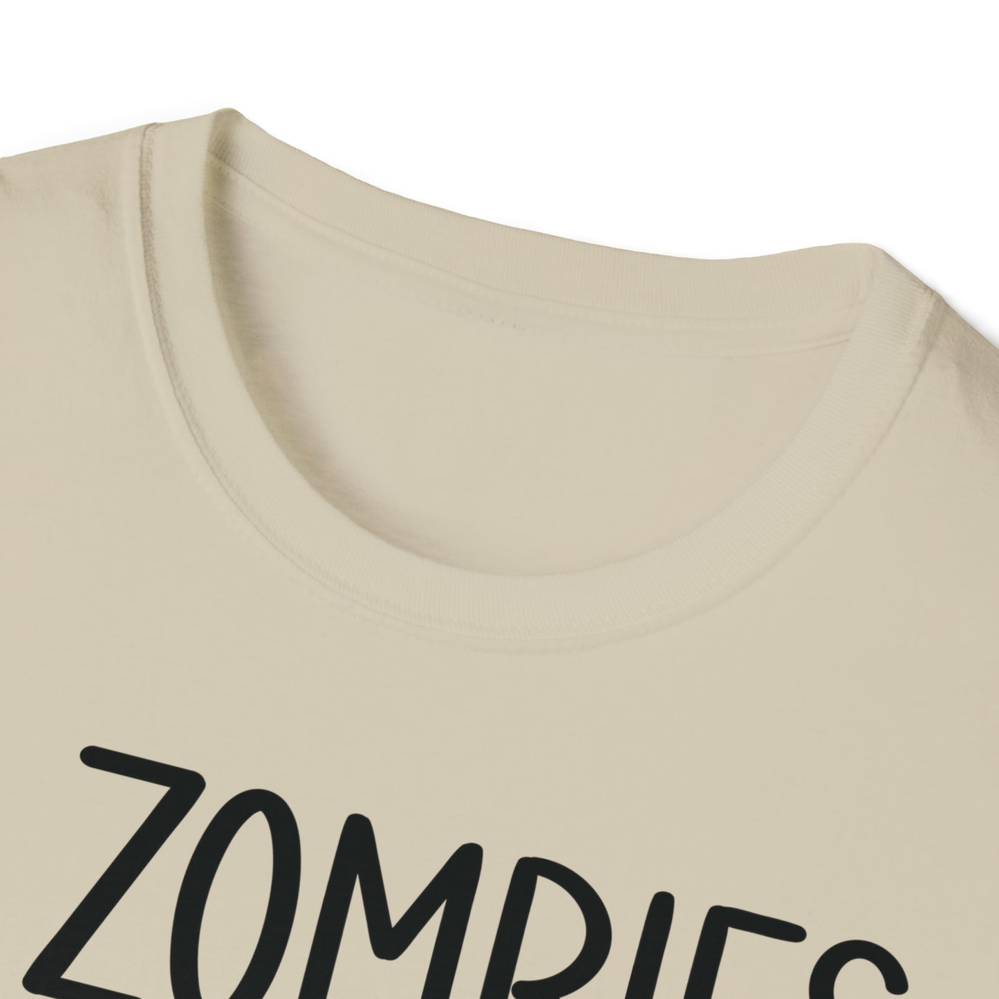 If zombies chase us I'm Tripping You Funny Softstyle T-Shirt