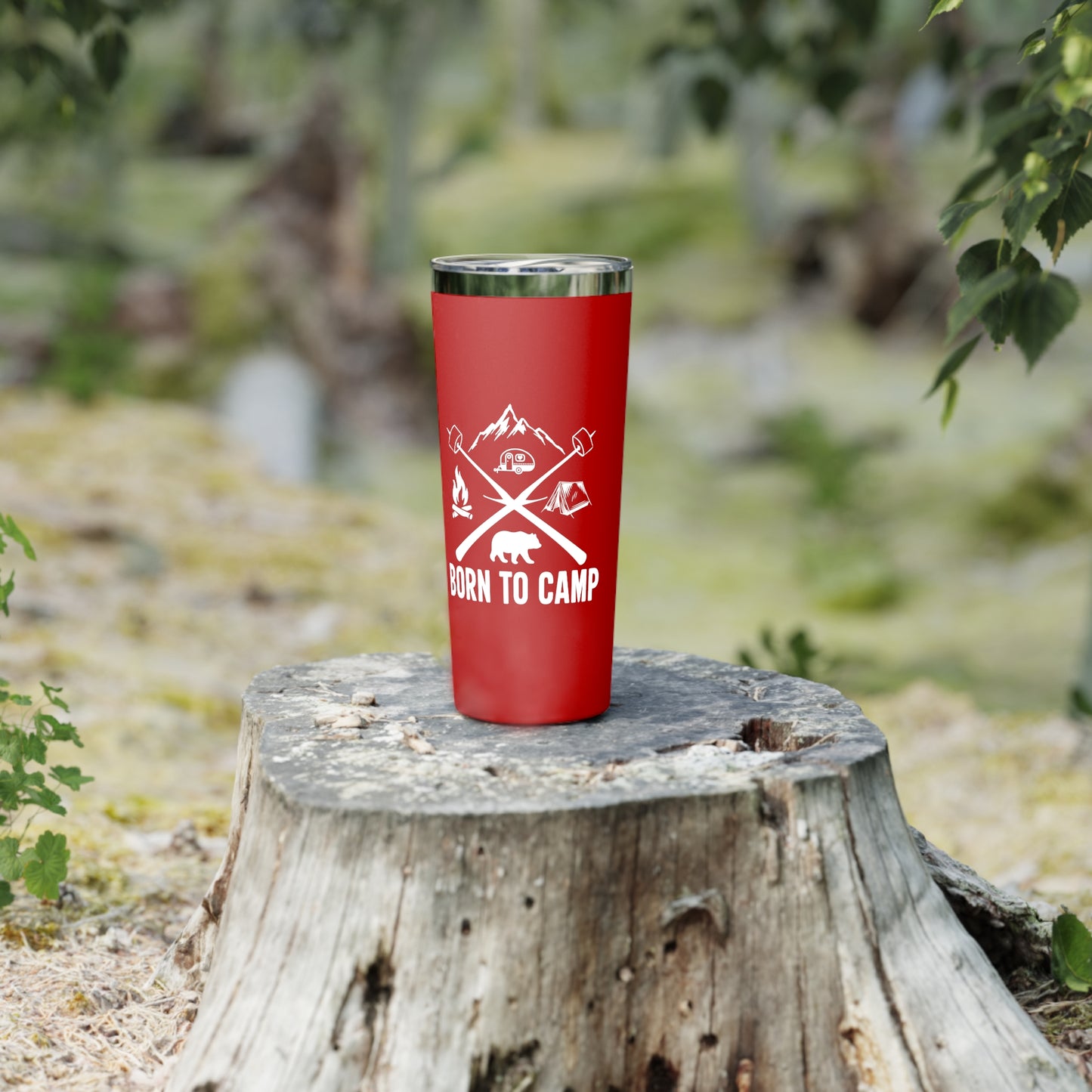 Copper Vacuum Insulated Tumbler, 22oz Born To Camp