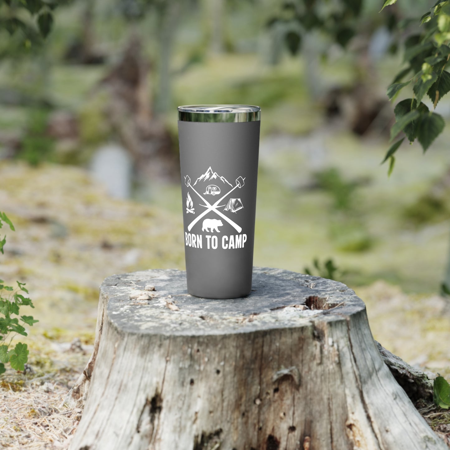 Copper Vacuum Insulated Tumbler, 22oz Born To Camp