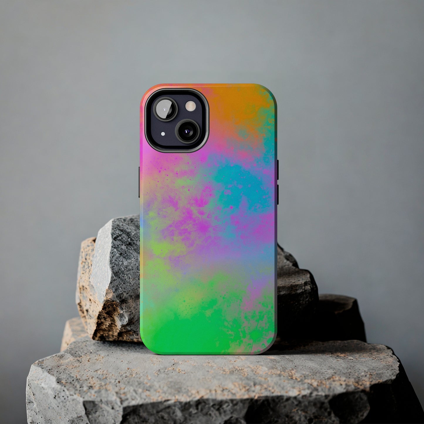 Neon Galaxy Tough Phone Cases