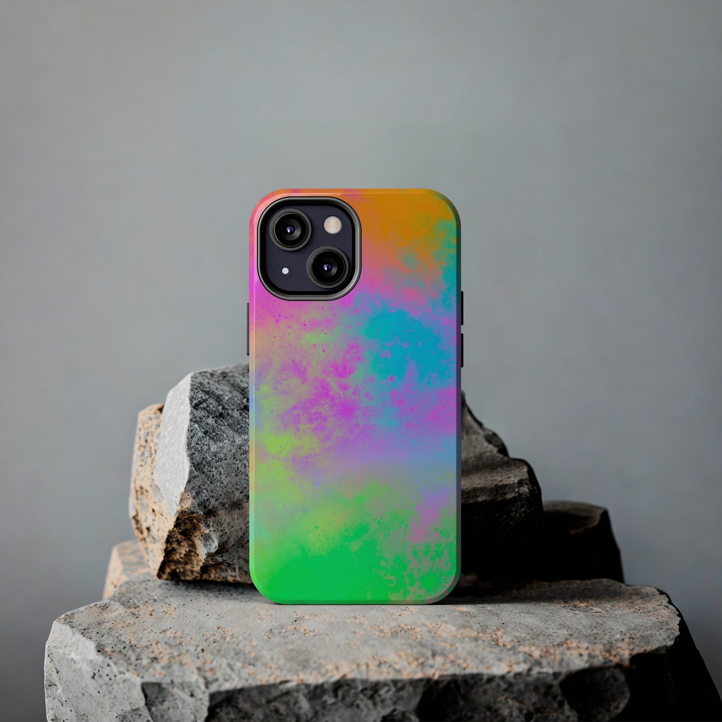 Neon Galaxy Tough Phone Cases