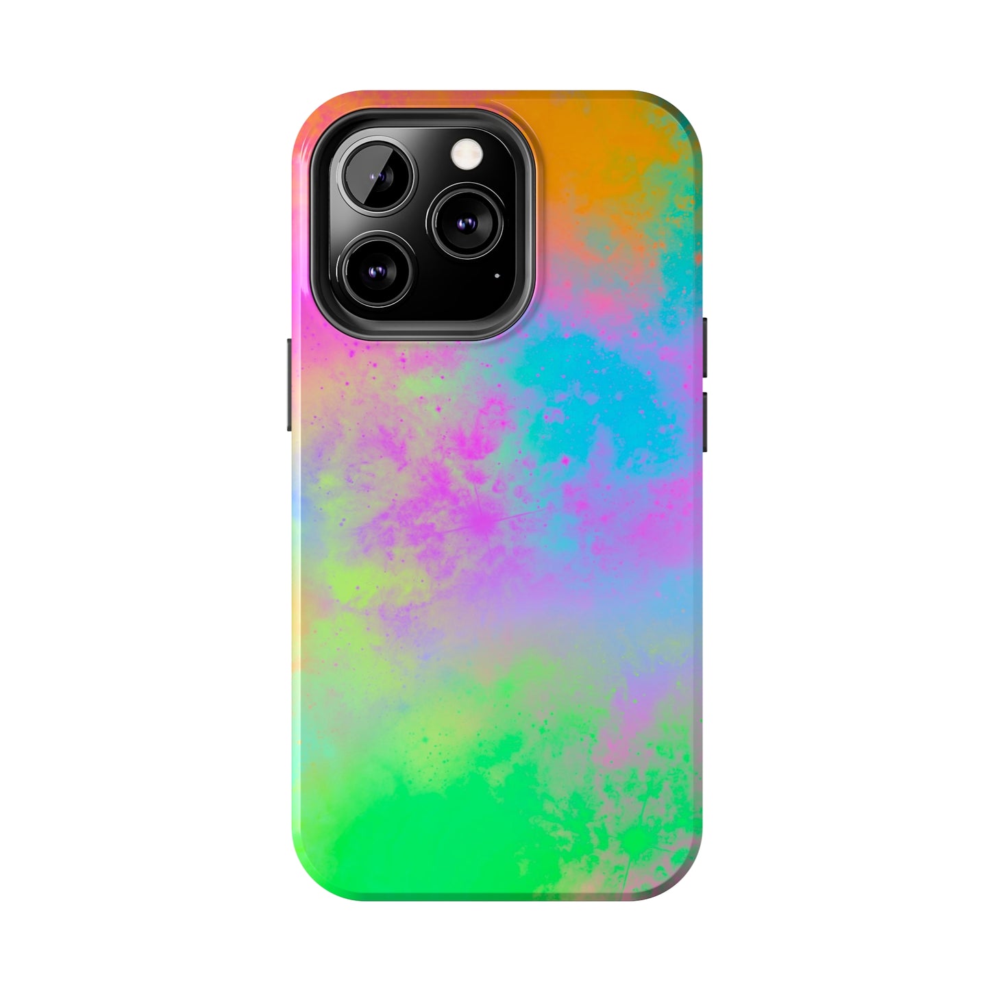 Neon Galaxy Tough Phone Cases