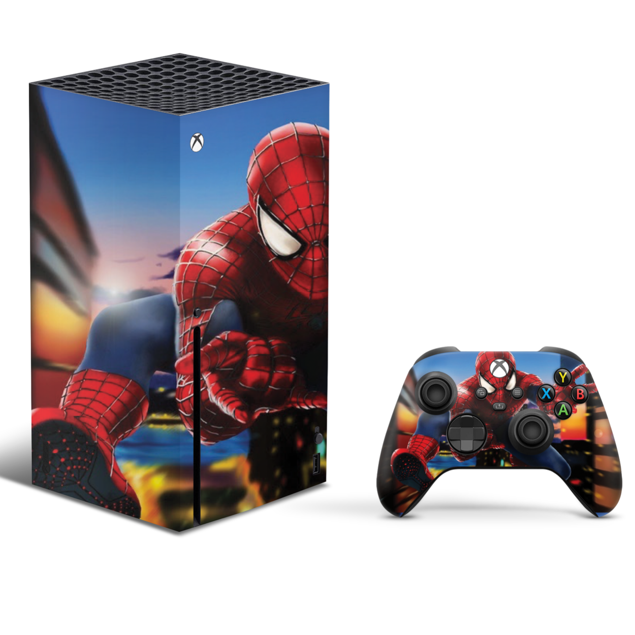 Vinyl Wrap Skin Spider Compatible with X-Box Series X +2 Controller Skins