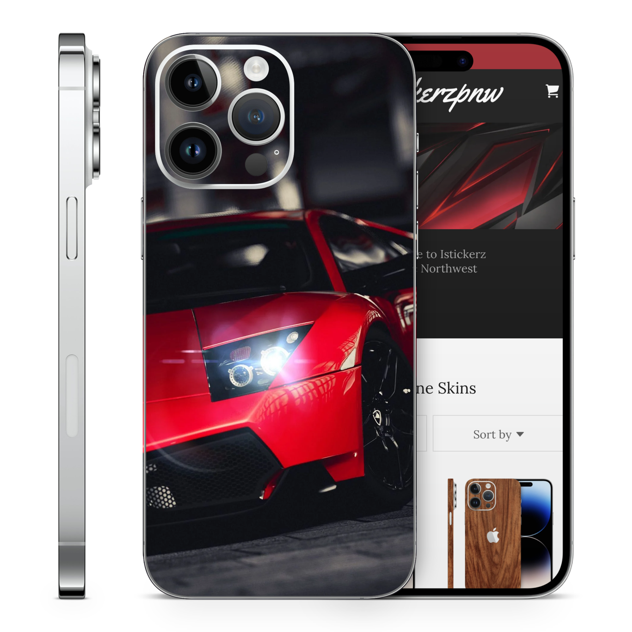 Lambo Vinyl Skins Compatible With Iphone
