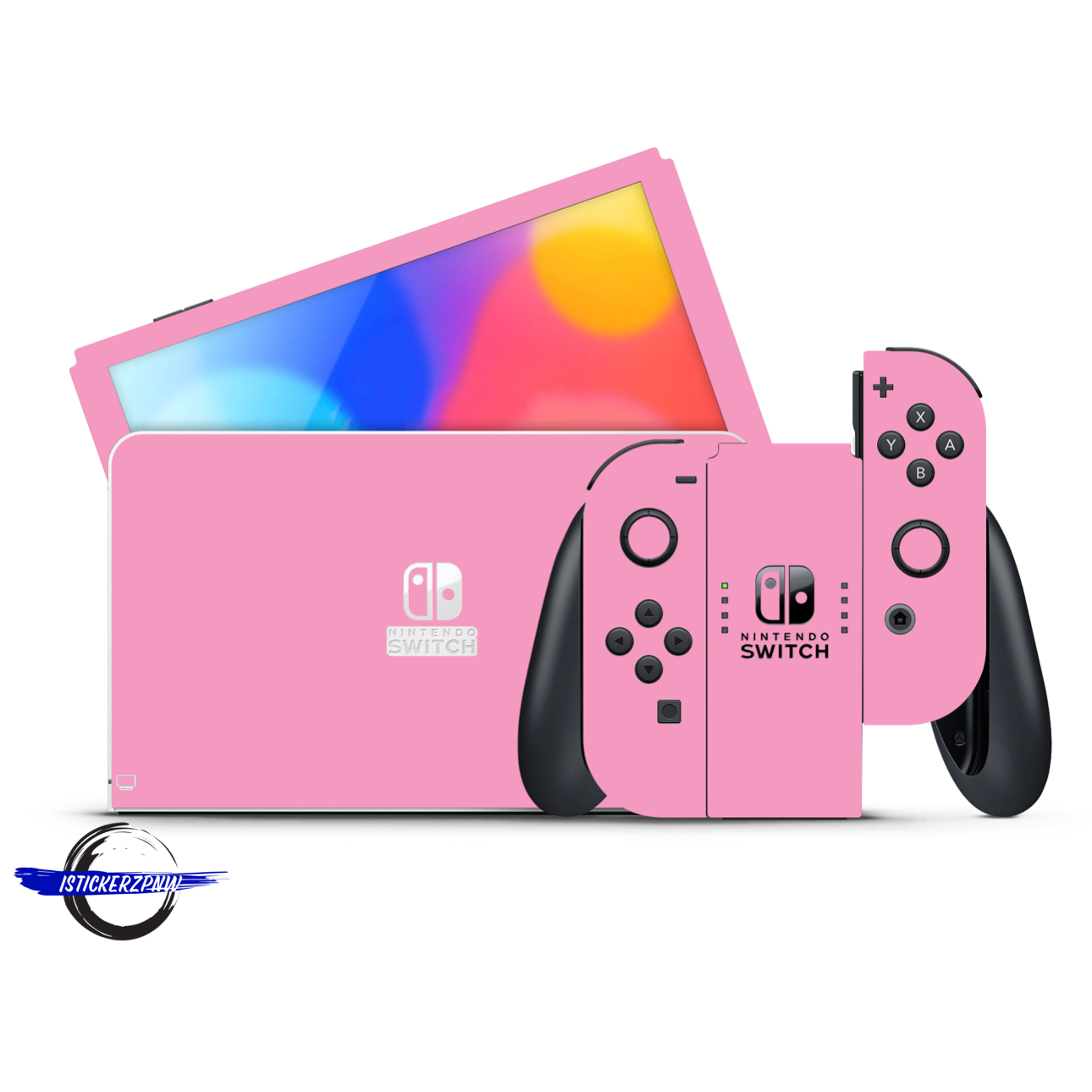 Vinyl Wrap Skin Pink Pastel Compatible with Nintendo Switch +2 Controller Skins