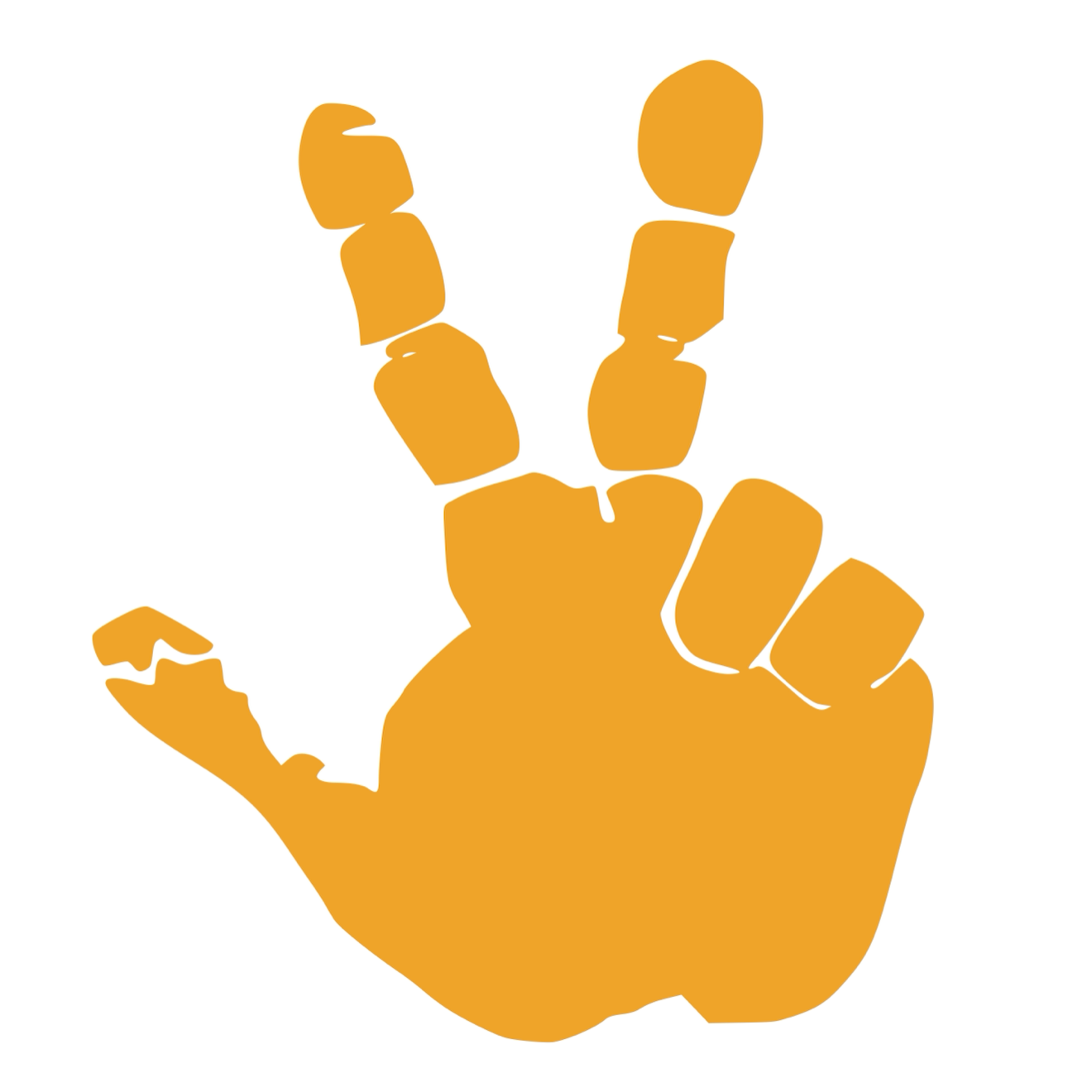 Set of Hand Wave Peace Wave Decals for Jeep Side Mirrors- Left & Right Wave decals