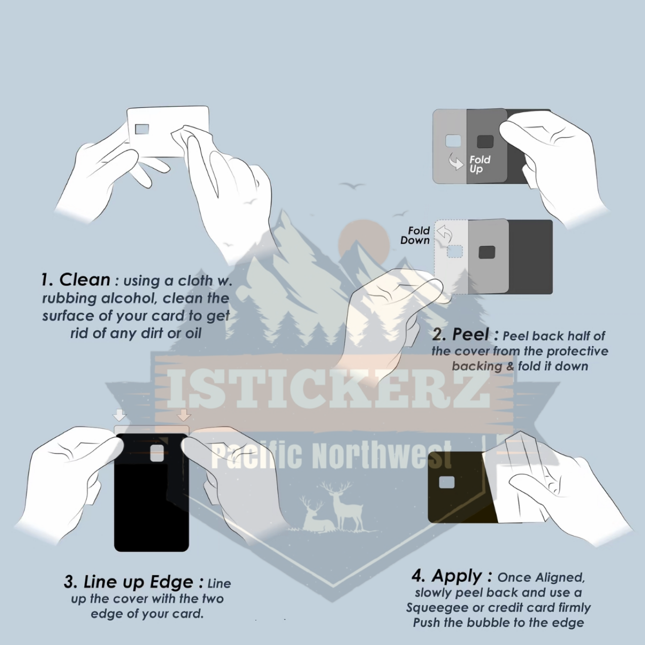 Just Take It All Castle Decal Credit Card Sticker Vinyl Skins