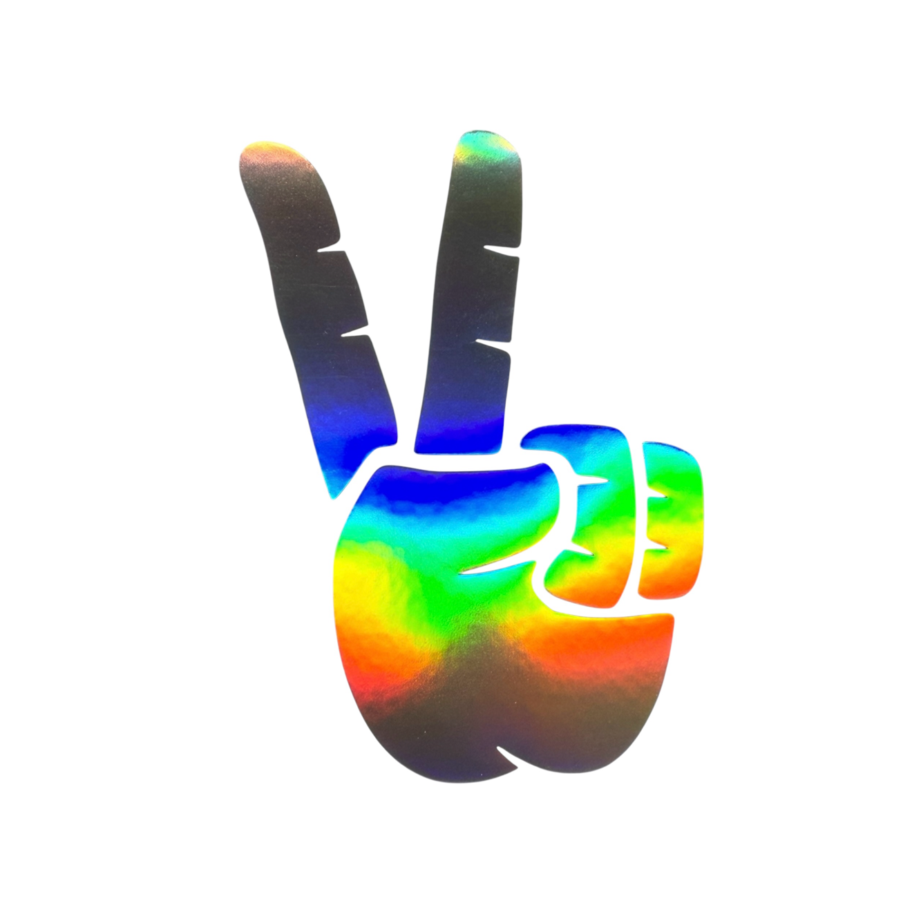 Set of Hand Wave Peace Wave Decals for Jeep Side Mirrors- Left & Right Peace Wave decals