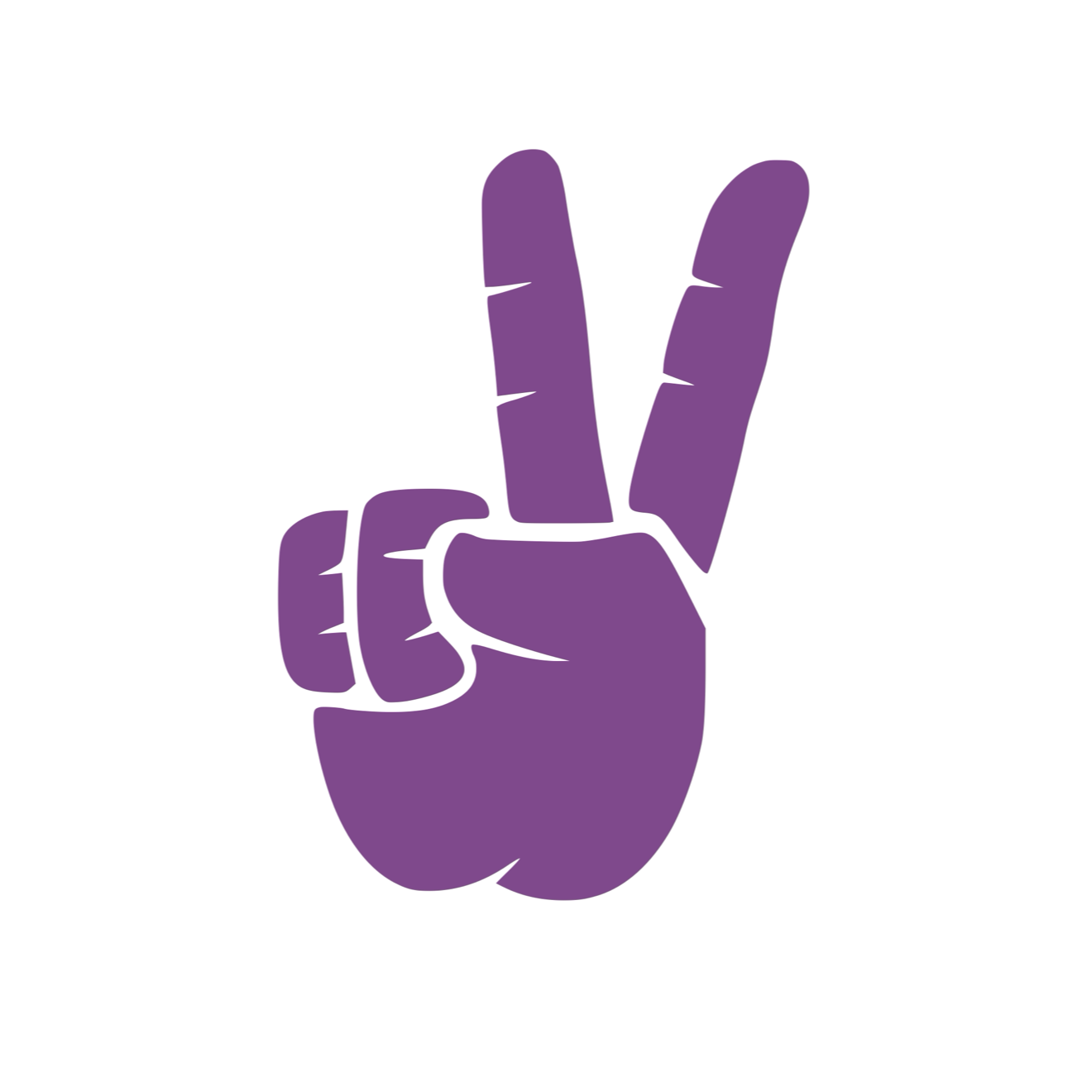 Set of Hand Wave Peace Wave Decals for Jeep Side Mirrors- Left & Right Peace Wave decals