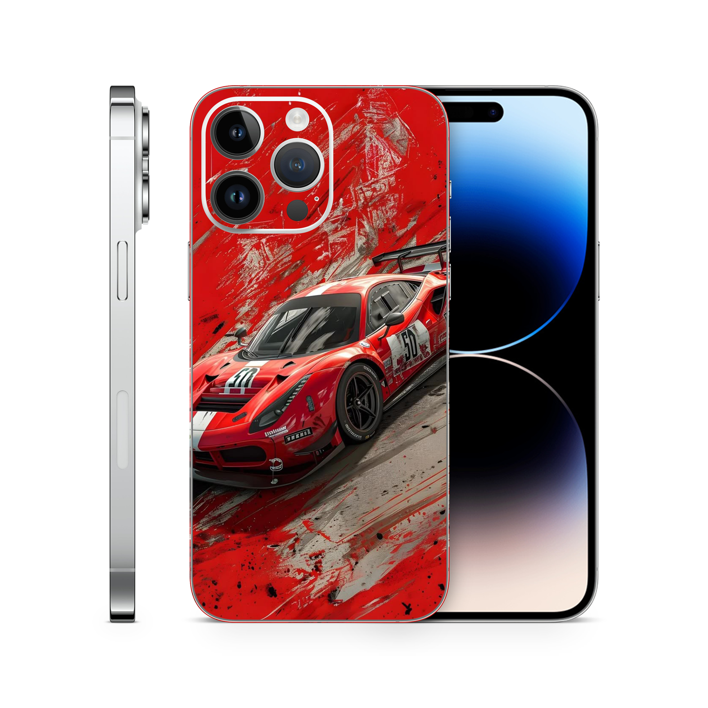 Vinyl Wrap Skin Auto Racing Compatible With Iphone
