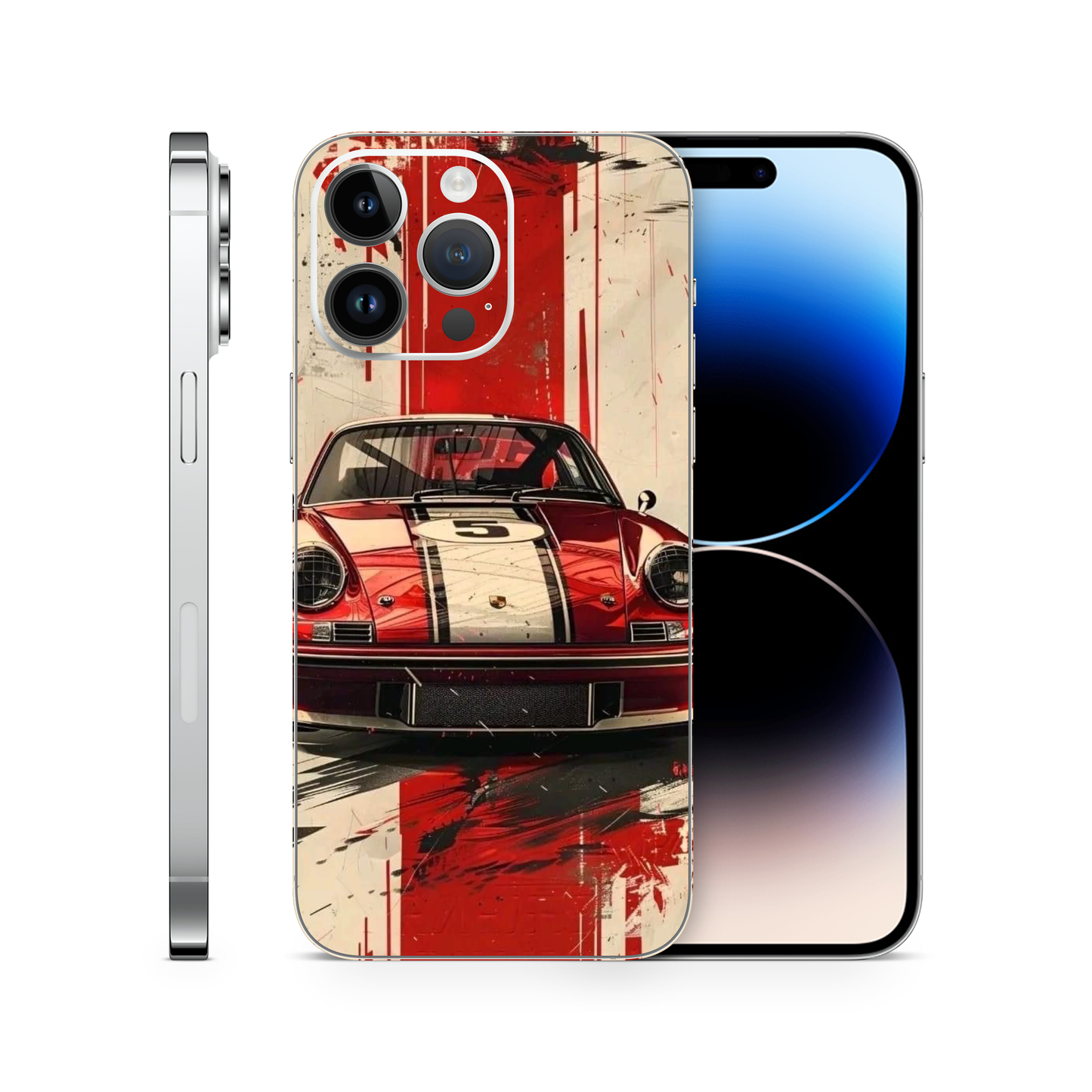 Vinyl Wrap Skin Auto Racing Compatible With Iphone