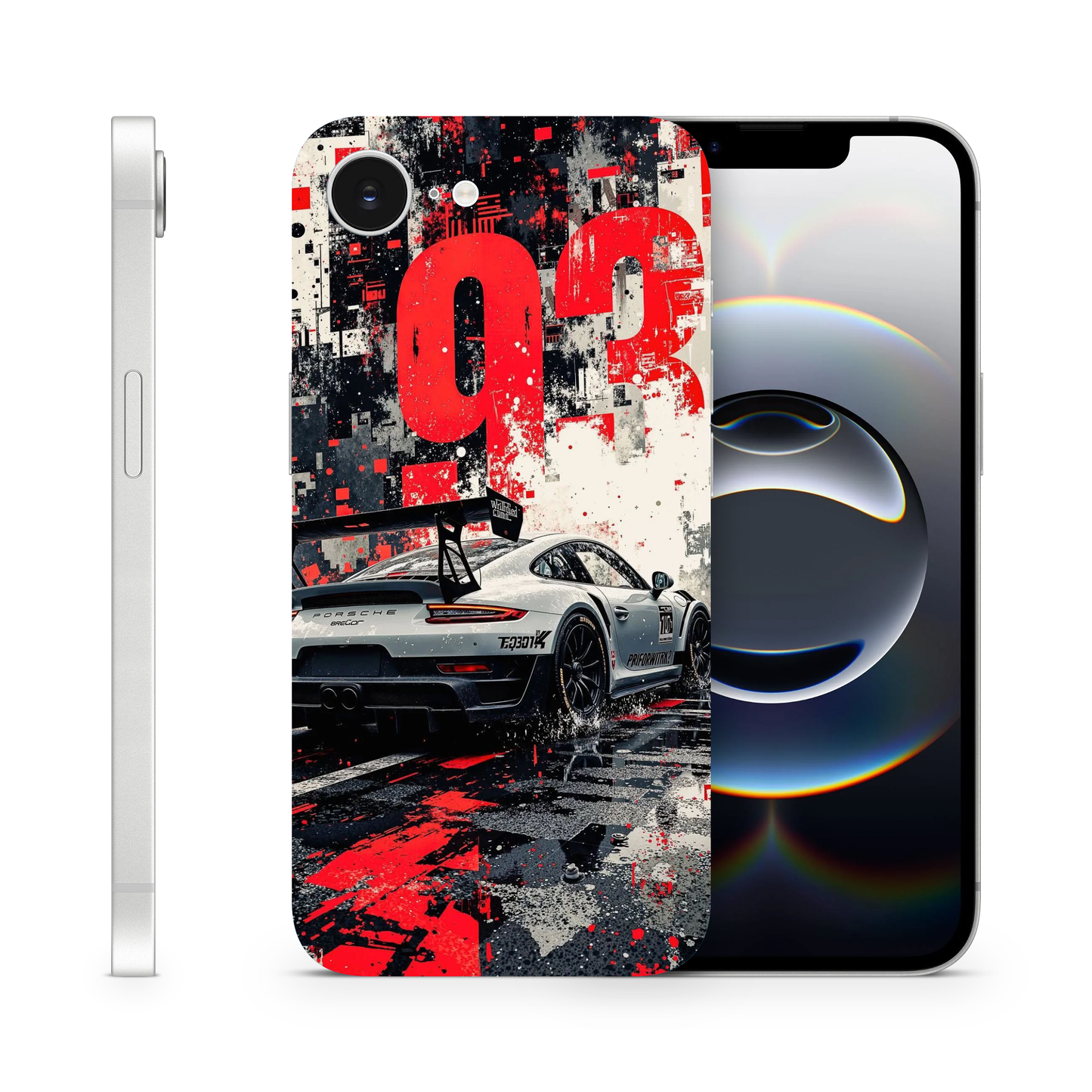 Auto Racing Phone Skins Compatible With Iphone