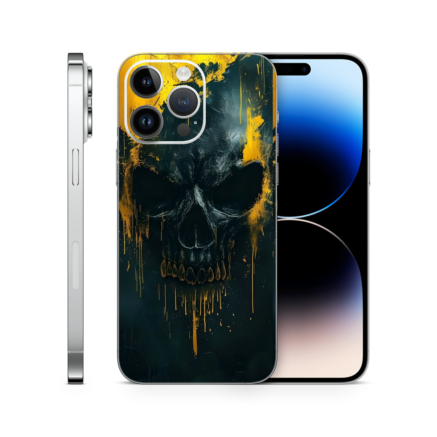 Dark Skull Phone Skins Compatible With Iphone