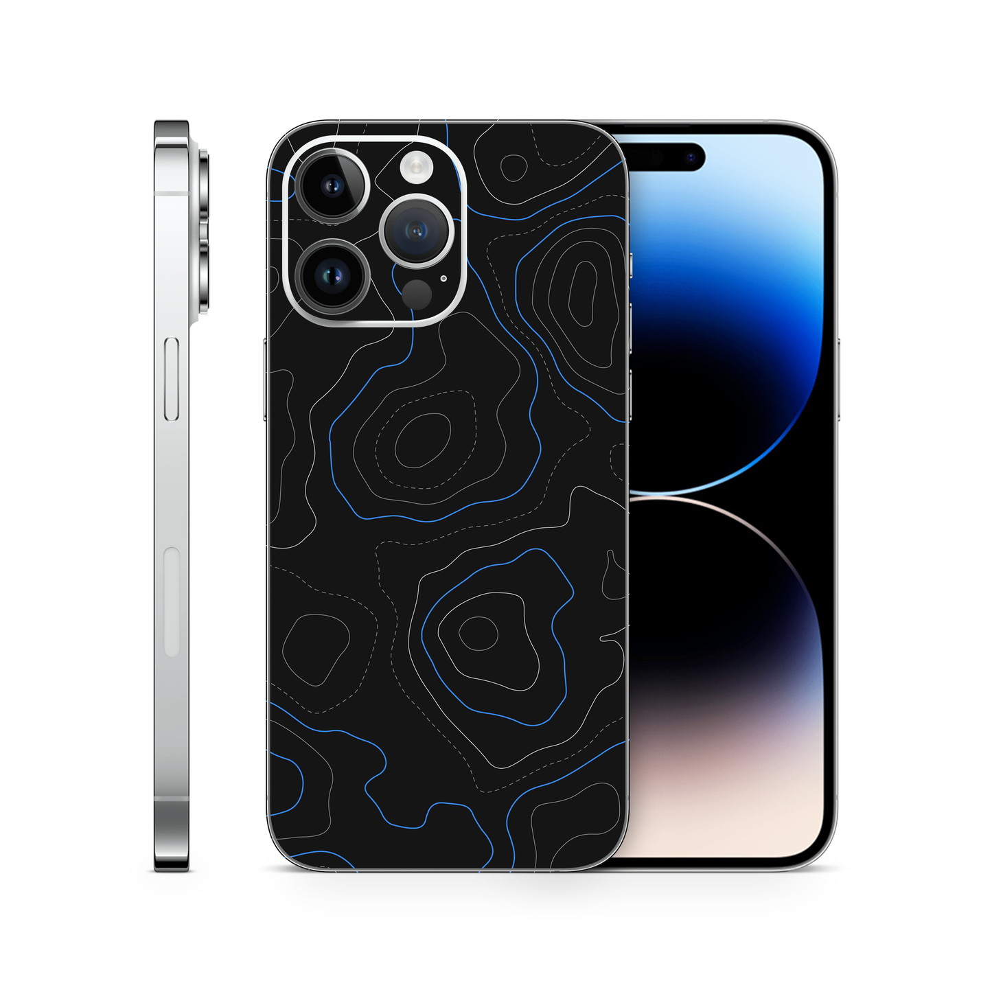 Topographic Phone Skins Compatible With Iphone