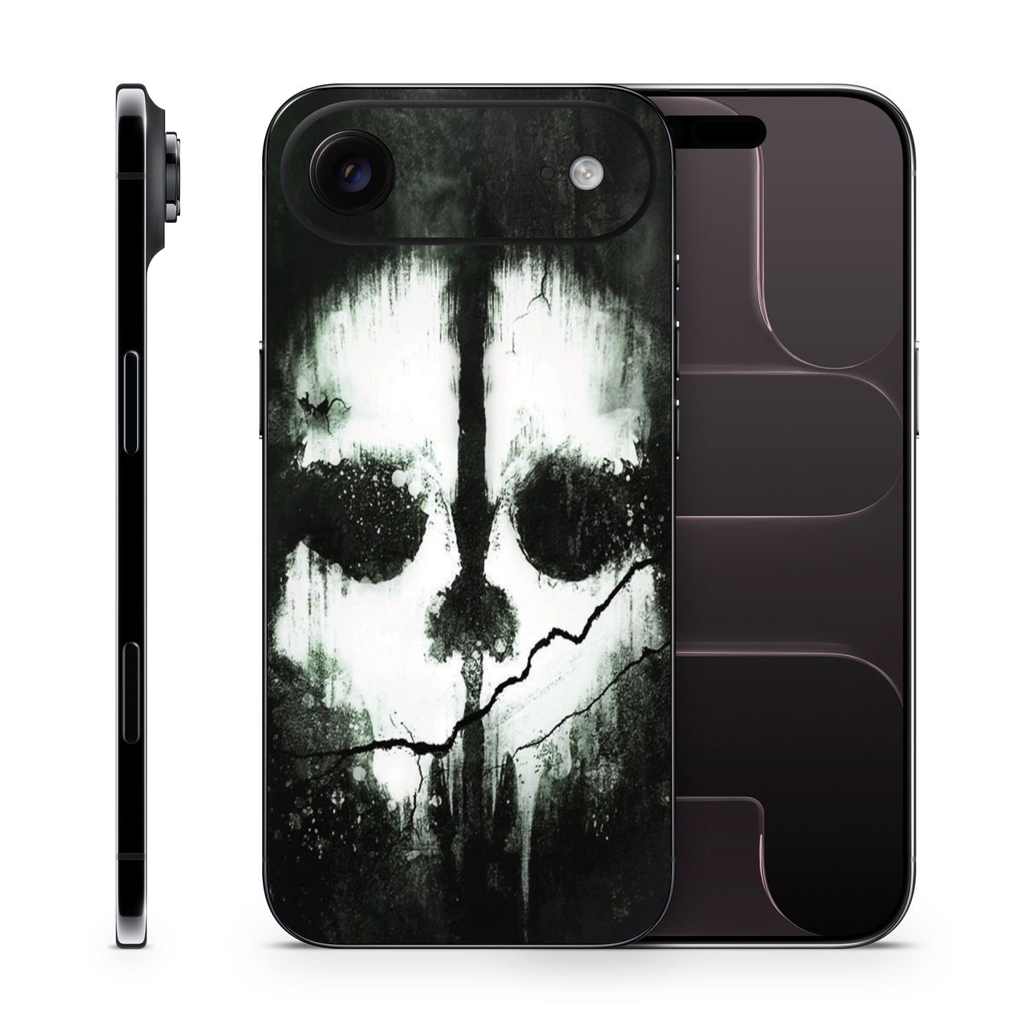 Vinyl Wrap Skin Ghost COD Compatible With Iphone