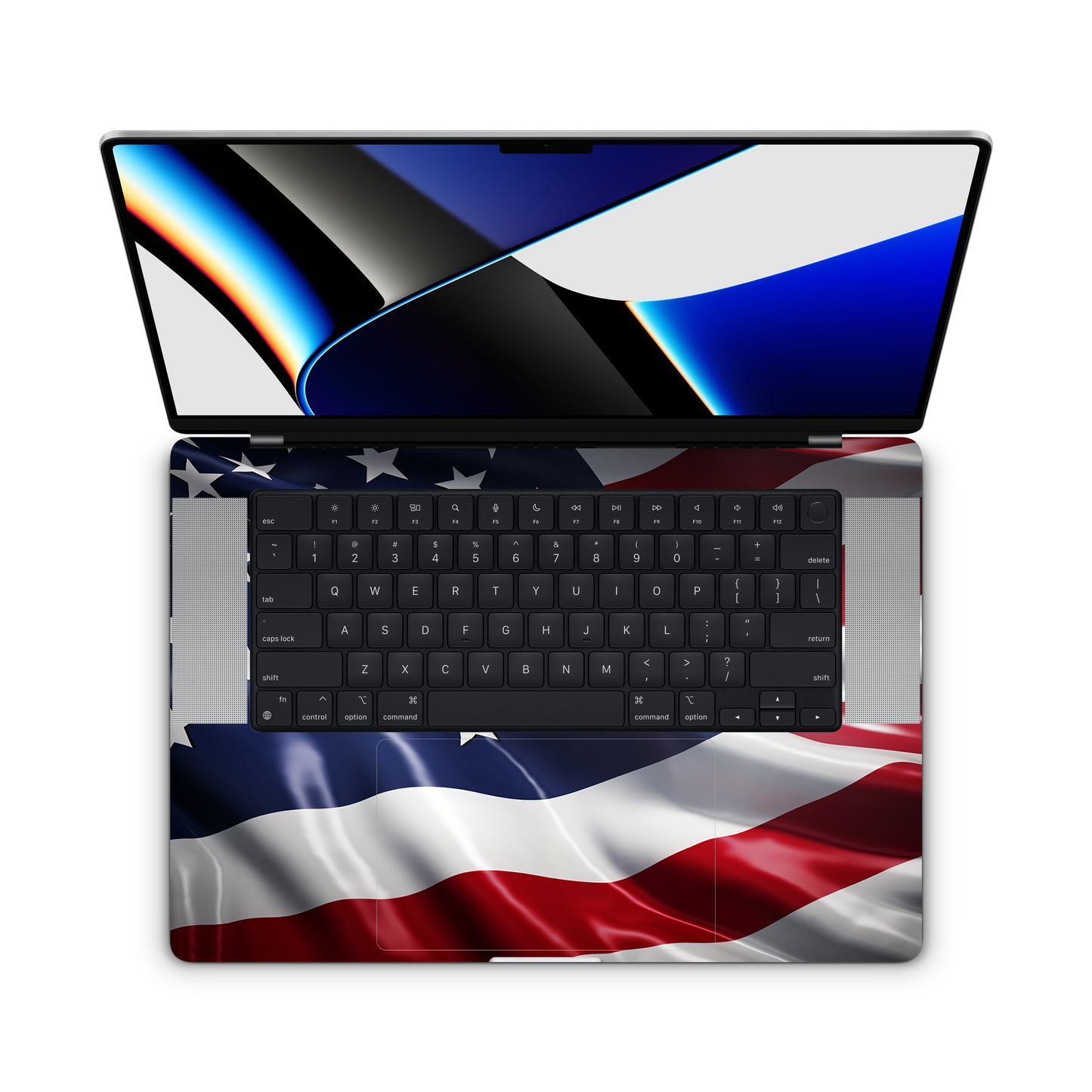 American Flag Vinyl Skins Compatible with MacBook Pro