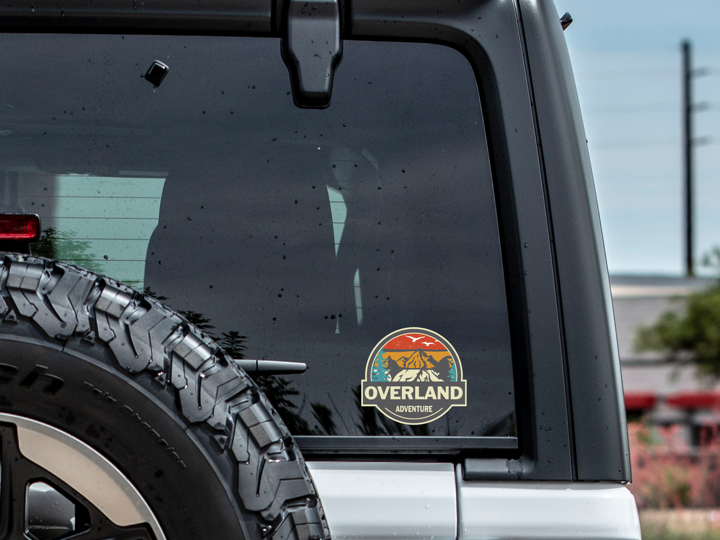 Overland Vinyl Decal Sticker, Rock this sticker on your water-bottle, mug, laptop, tumbler & more