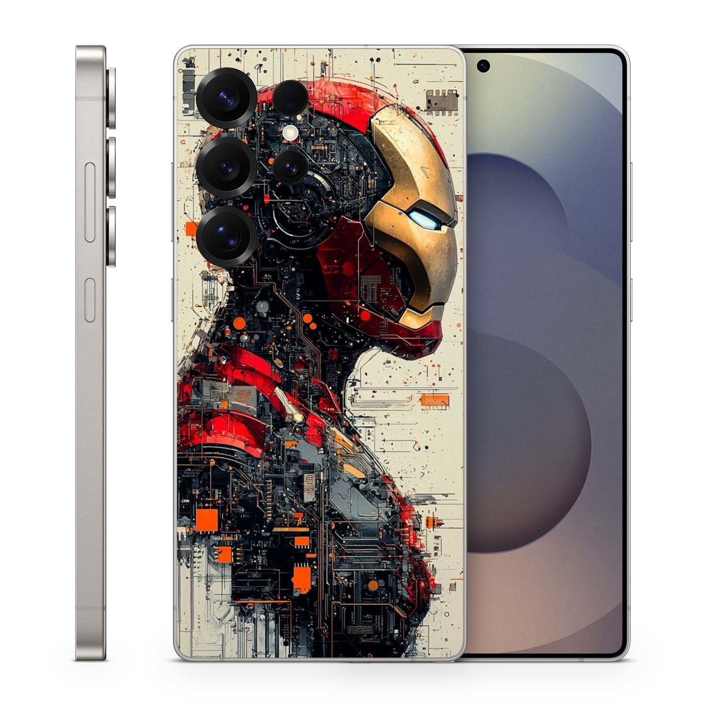 Vinyl Wrap Skin Iron-Man Compatible With Samsung Galaxy S 25 Ultra
