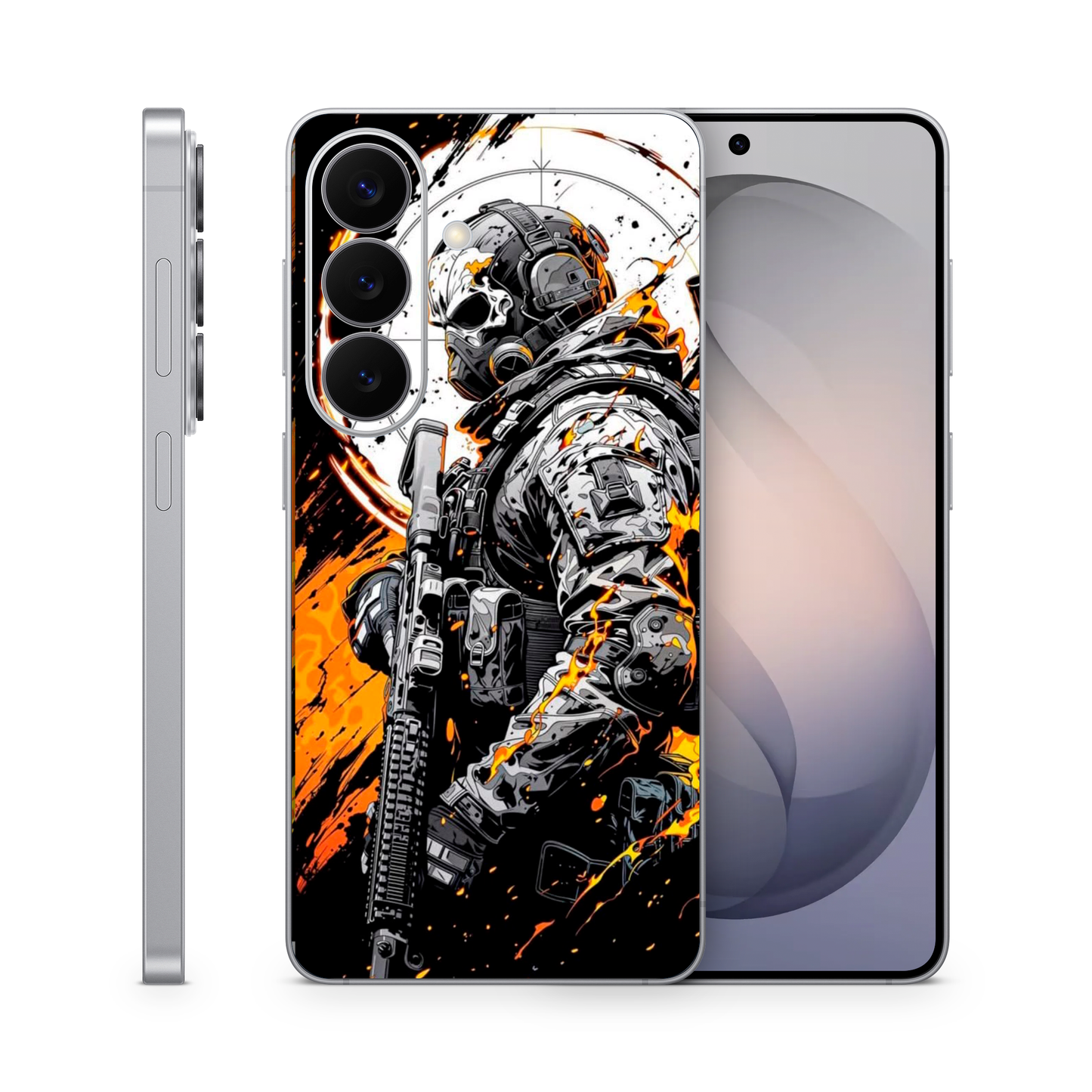 Vinyl Wrap Skin Army Soldier Graphic Phone Skin Compatible with Compatible with Samsung S25 Ultra, S26 Ultra, S26