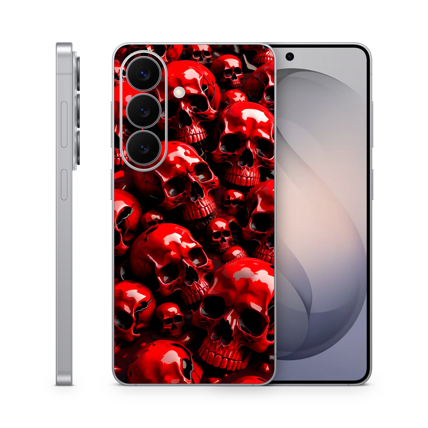 Vinyl Wrap Skin Skulls Compatible with Samsung S25 Ultra, S26 Ultra, S26