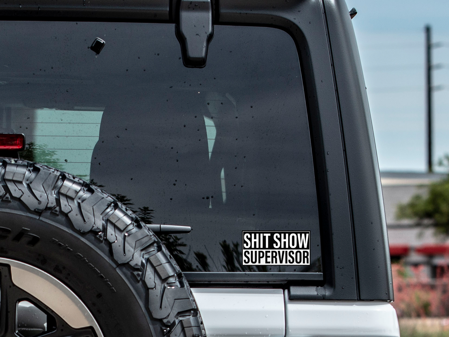 Shit Show Supervisor Decal, Bumper Sticker for Cars, Car Accessories, Car Decal, Bumper Sticker, decal, stickers