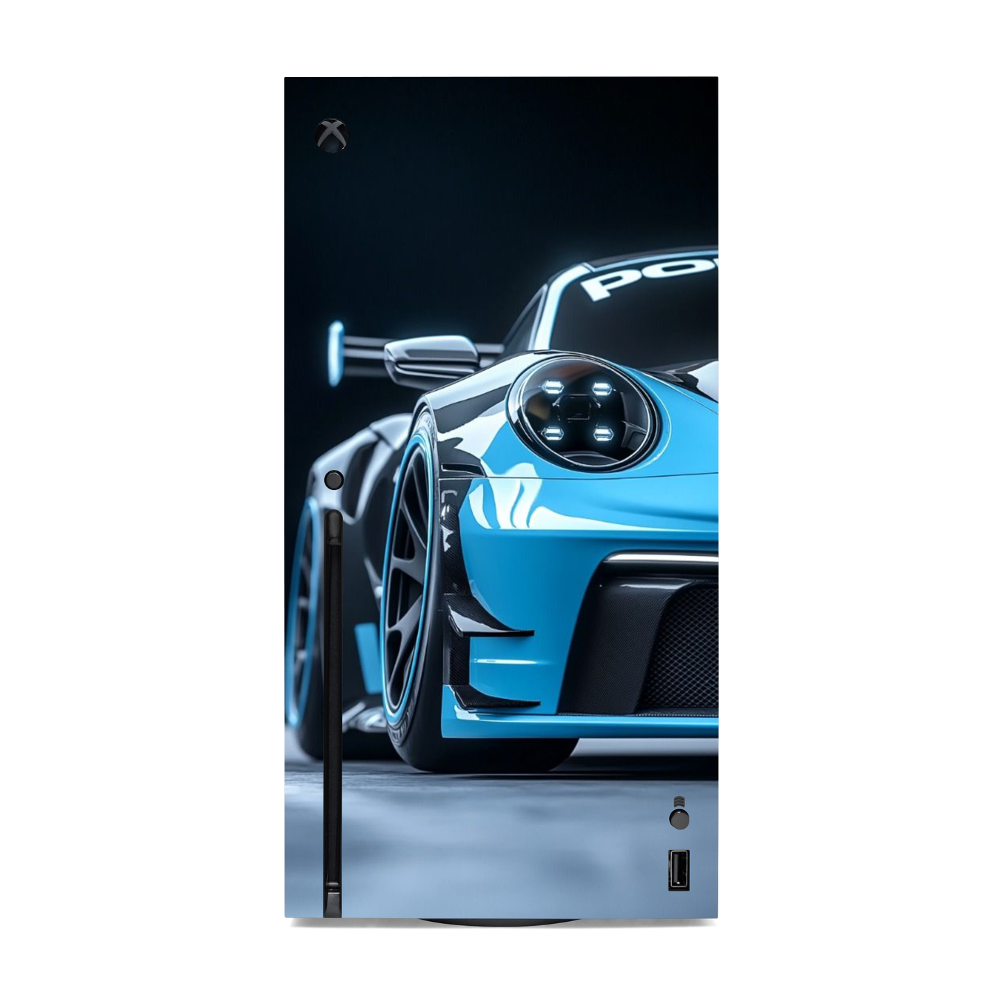 Auto Racing Vinyl Skins Compatible with X-Box Series X