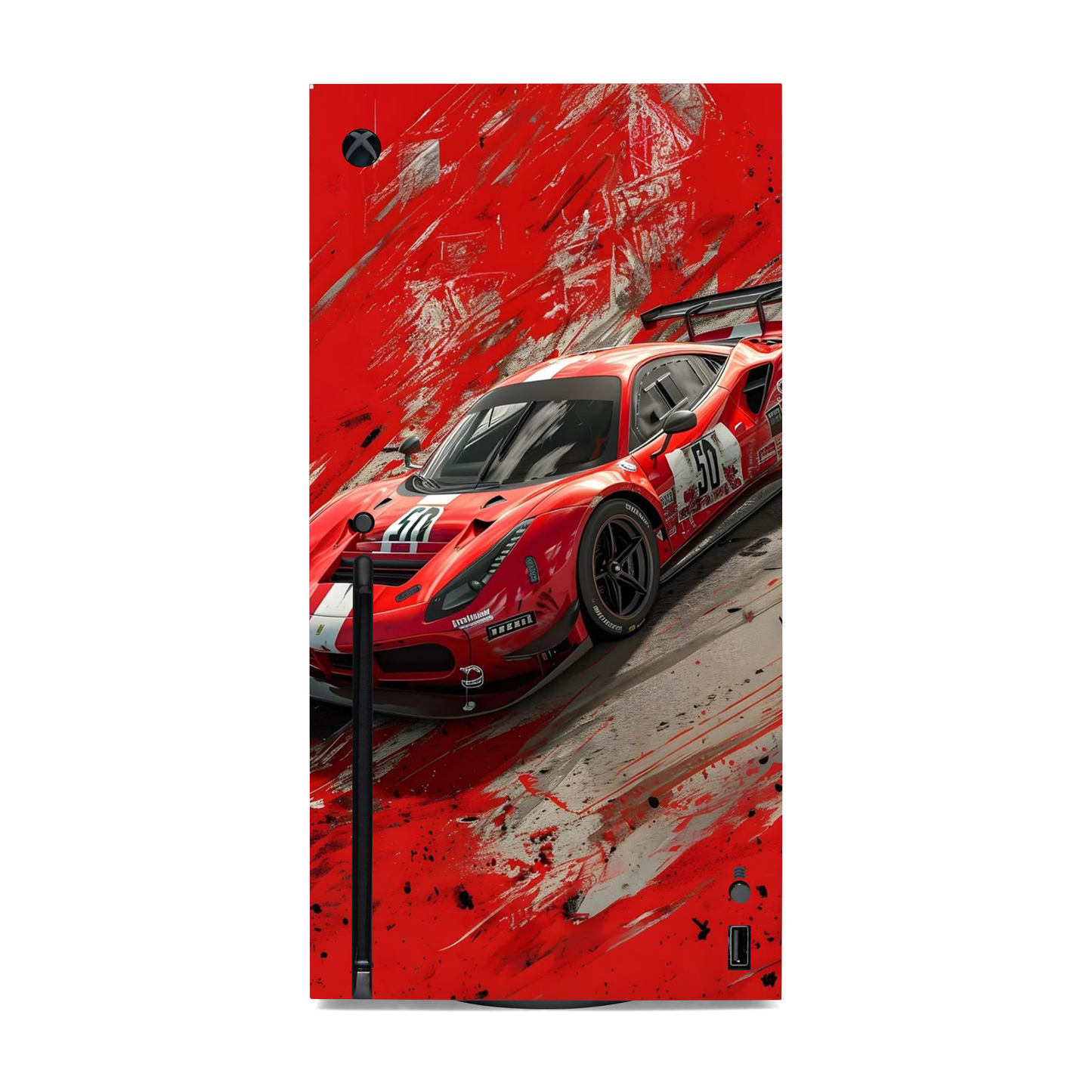 Auto Racing Vinyl Skins Compatible with X-Box Series X