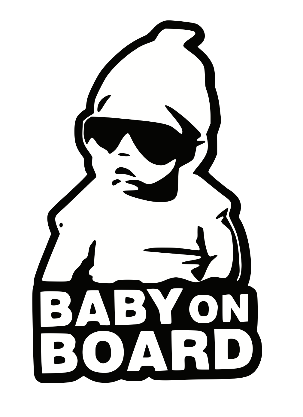 Baby On Board Vinyl Decal